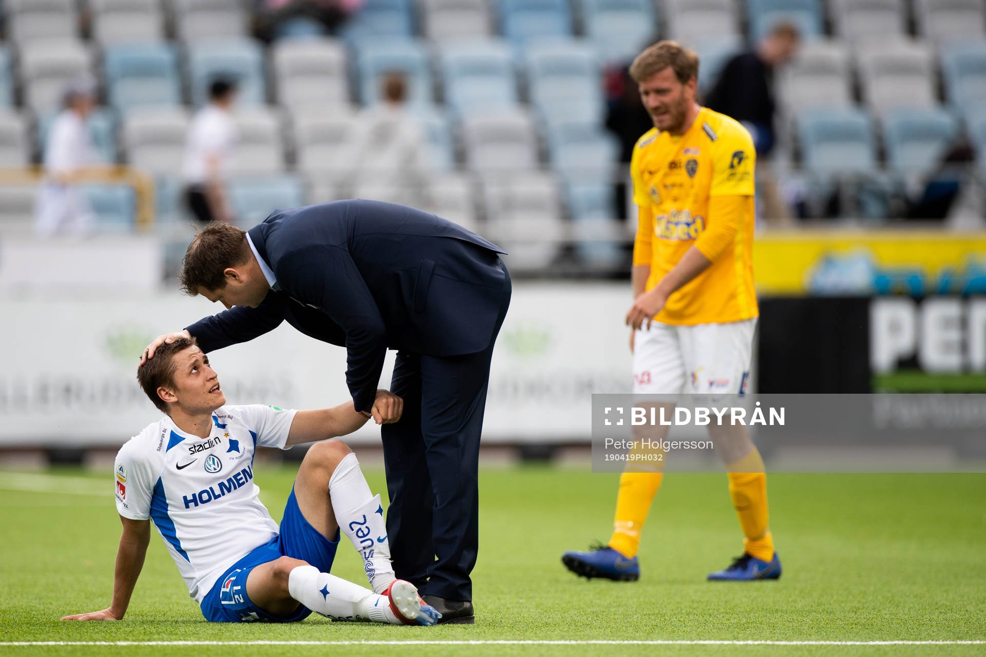 IFK Norrköpings Simon Thern och tränare Jens Gustafsson
