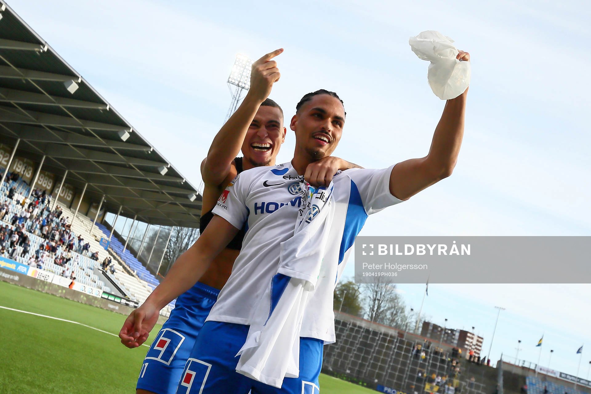 IFK Norrköpings Jordan Larsson och Alexander Jakobsen
