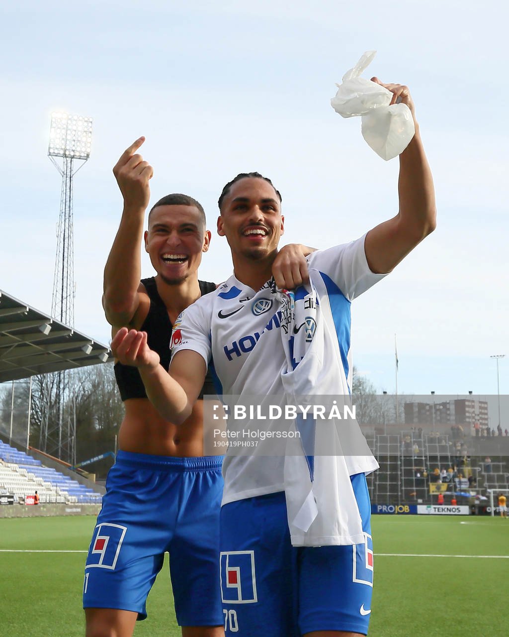IFK Norrköpings Jordan Larsson och Alexander Jakobsen
