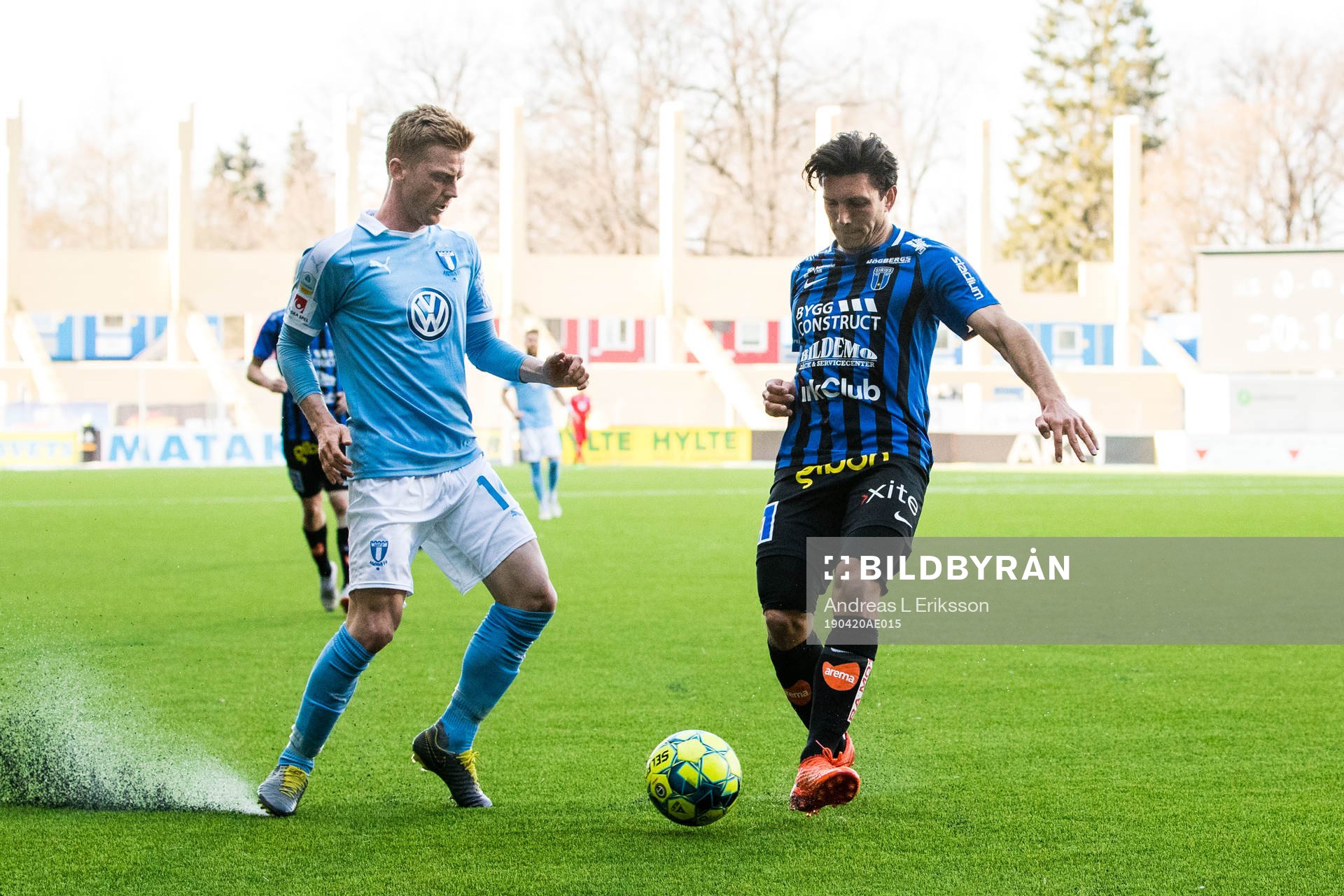Malmö FFs Anders Christiansen och Sirius Ian Sirelius
