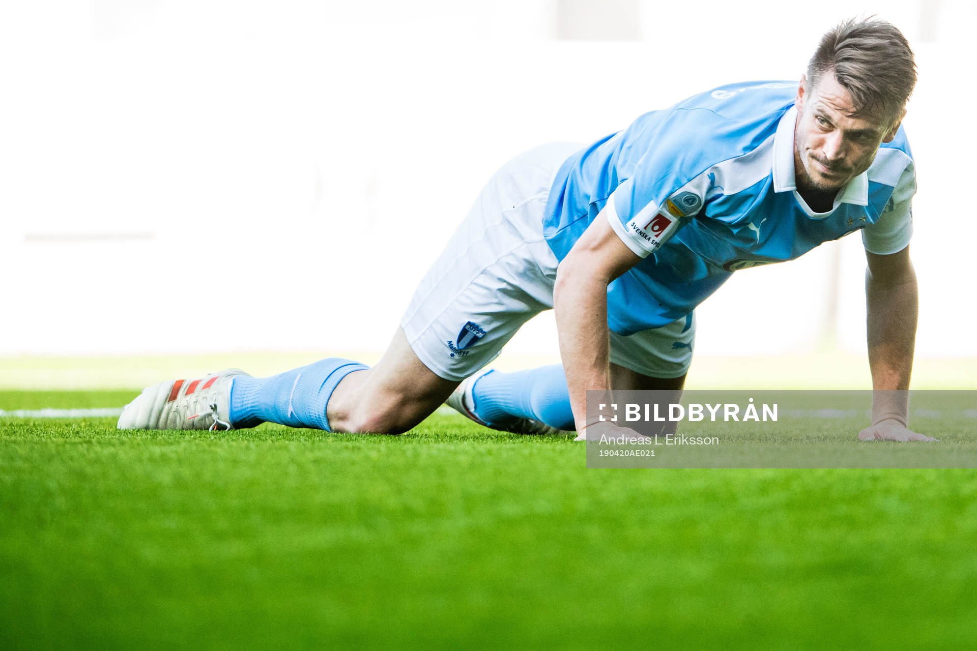 Malmö FFs Markus Rosenberg deppar