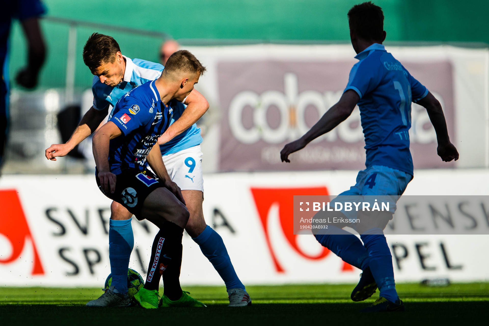 Malmö FFs Markus Rosenberg och Sirius Elias Andersson