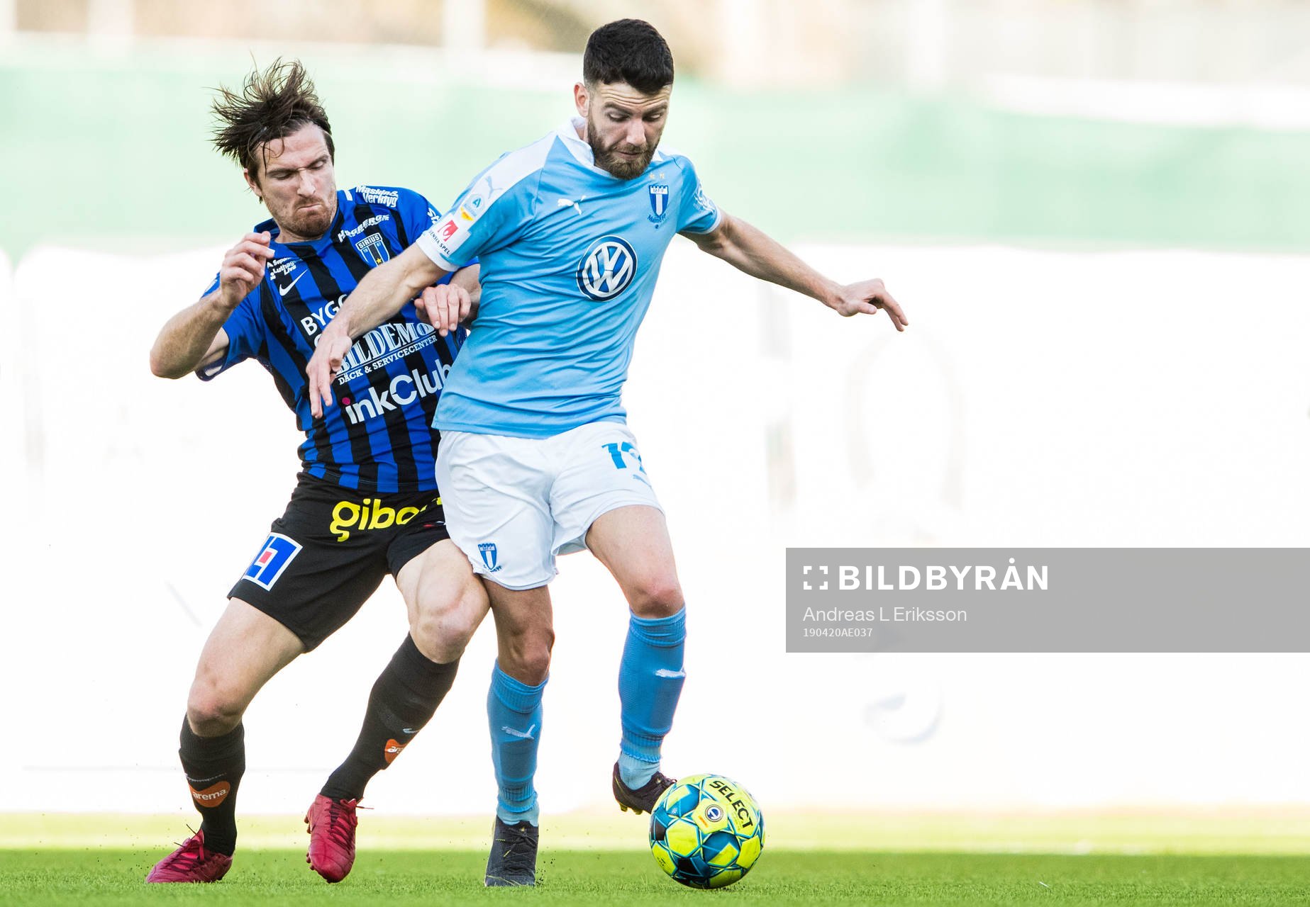 Sirius Jesper Arvidsson och Malmö FFs Erdal Rakip