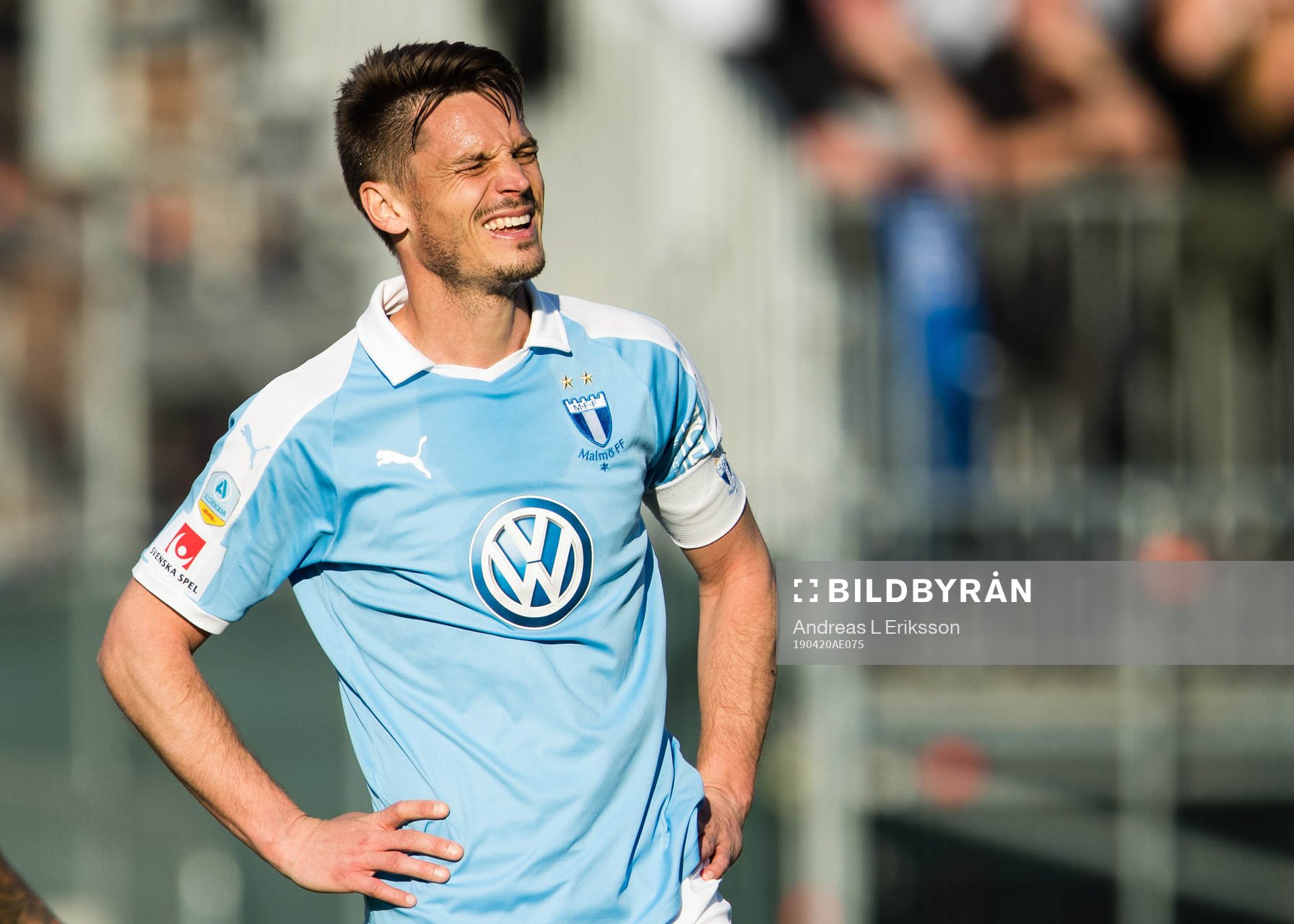 Malmö FFs Markus Rosenberg deppar