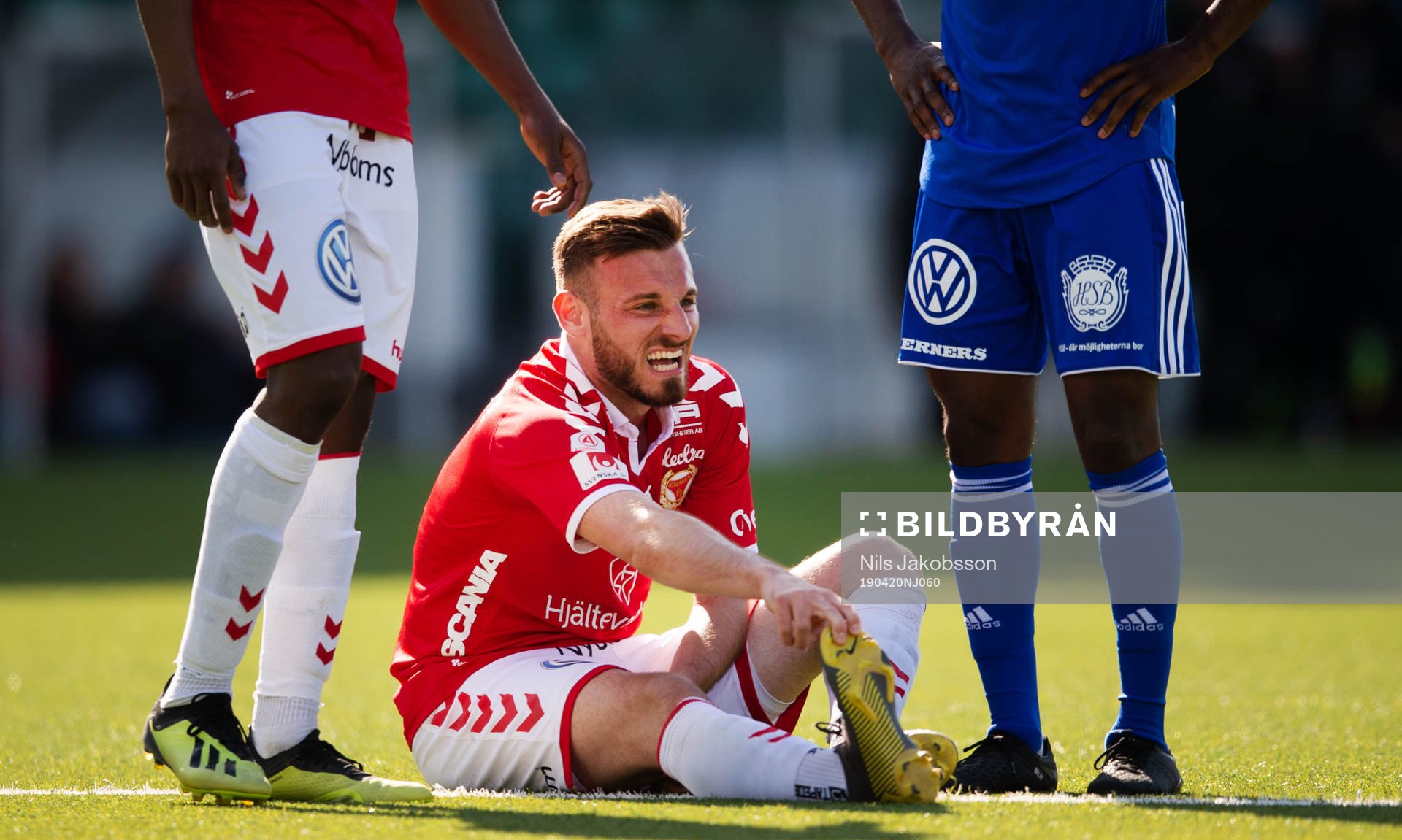 Kalmars Fidan Aliti har kramp