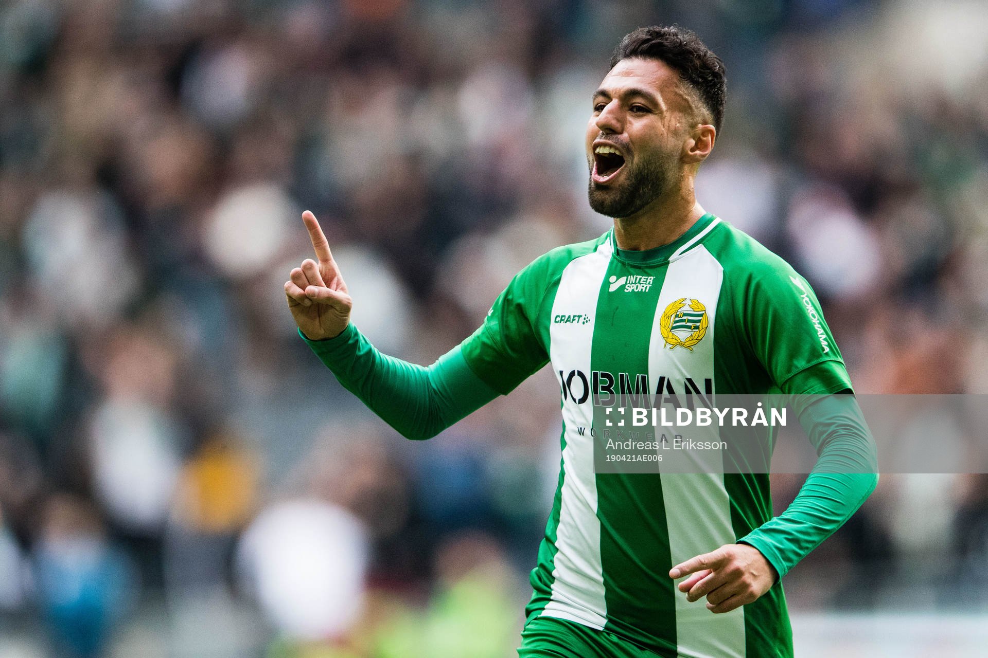 Hammarbys Imad Khalili jublar