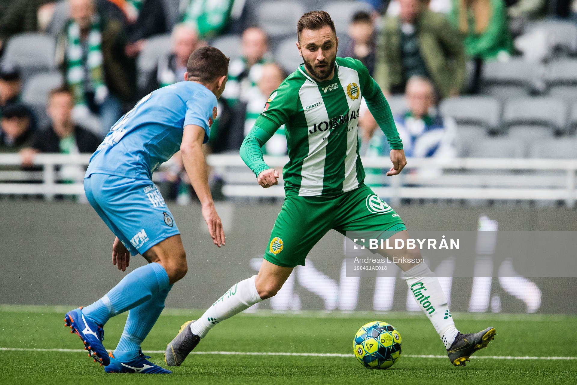 AFC Eskilstunas Adnan Kojic och Hammarbys Muamer Tankovic
