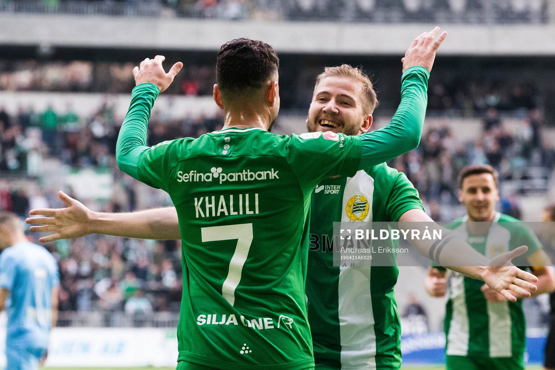 Hammarbys Imad Khalili jublar