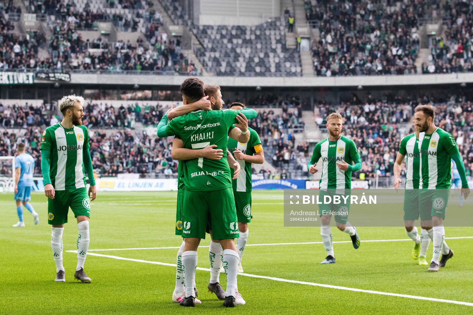 Hammarbys Imad Khalili jublar
