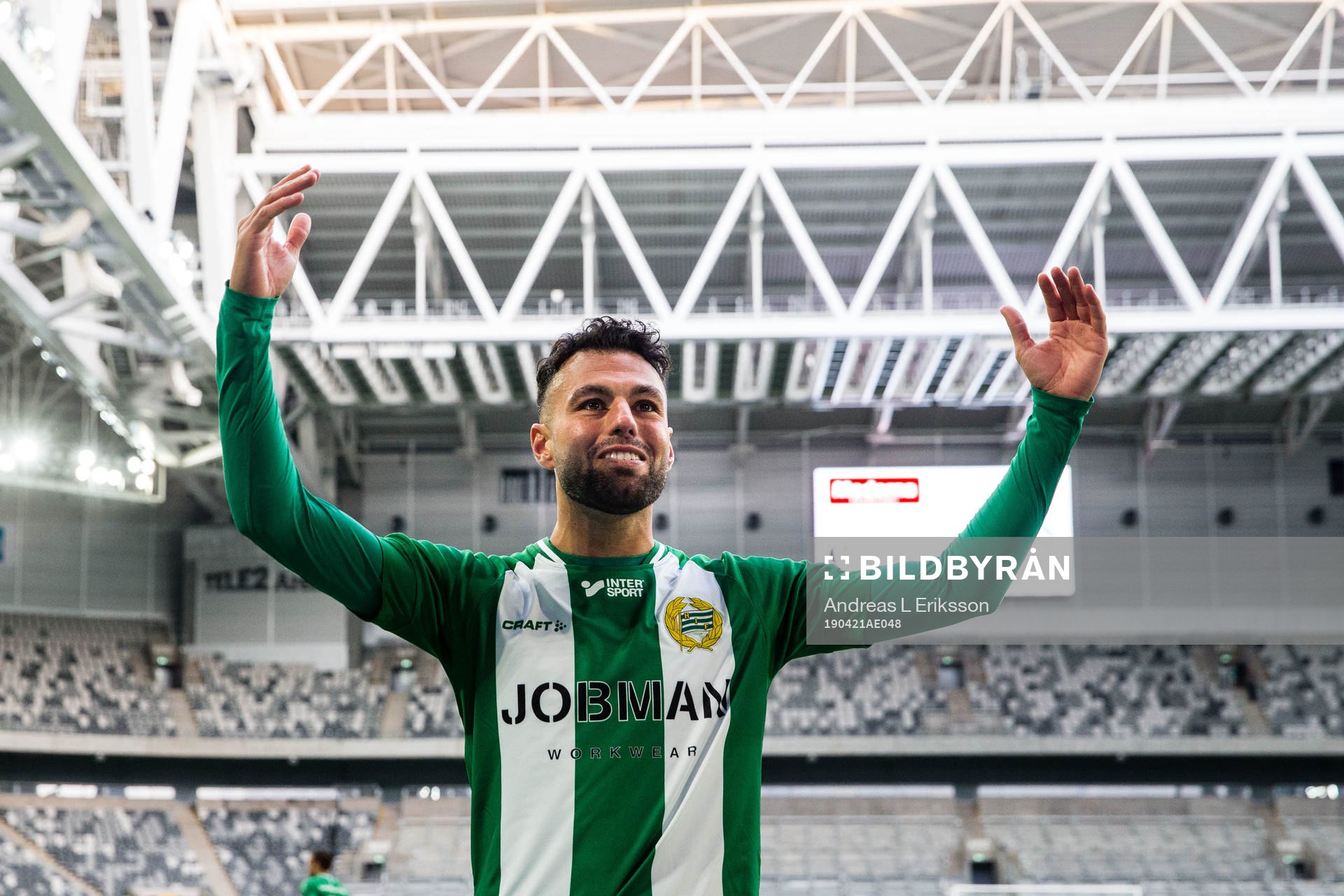 Hammarbys Imad Khalili jublar