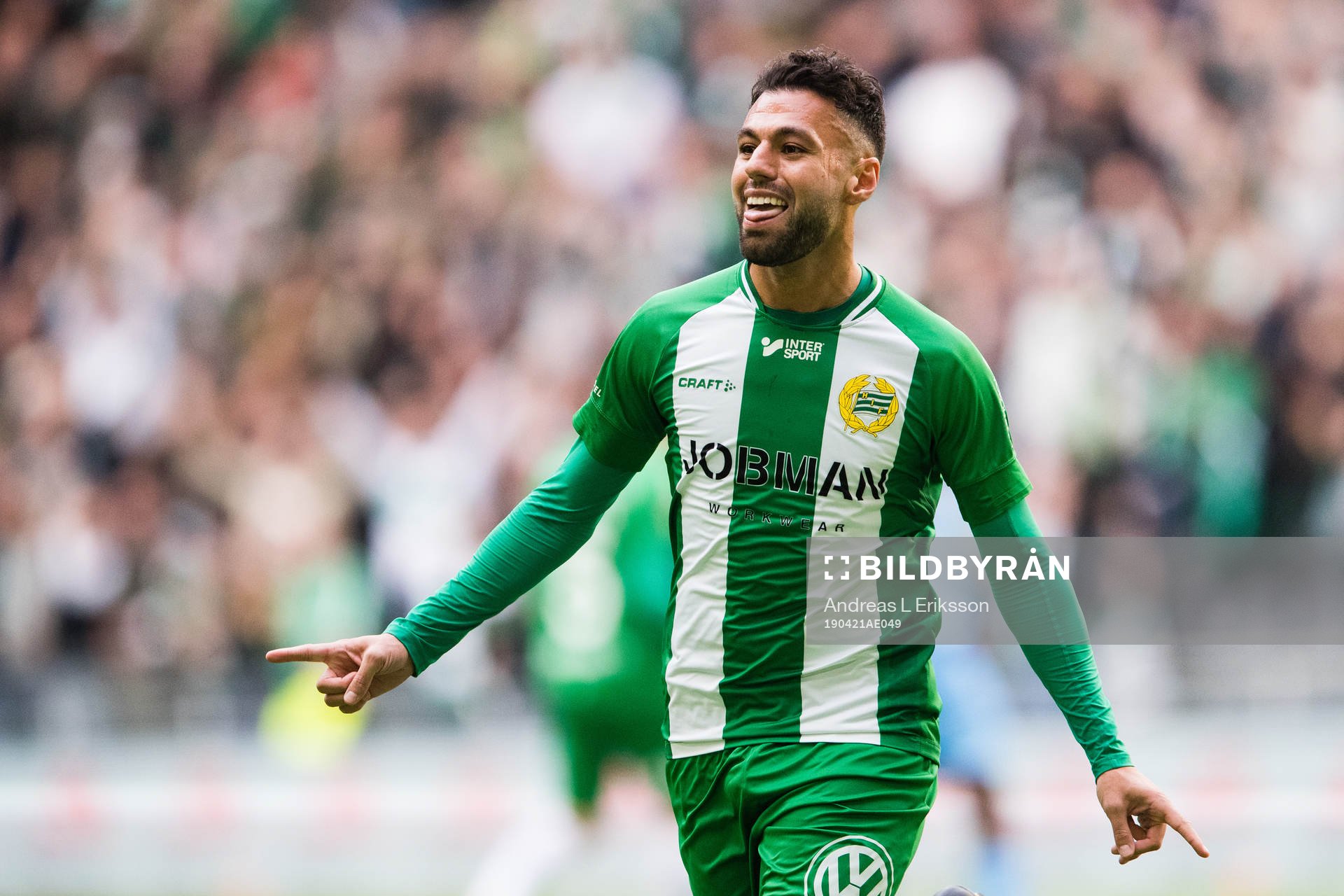 Hammarbys Imad Khalili jublar