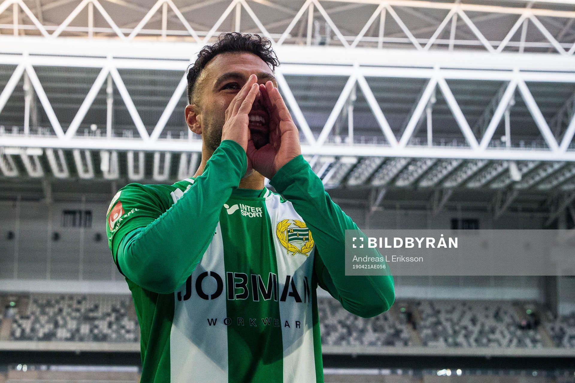 Hammarbys Imad Khalili jublar