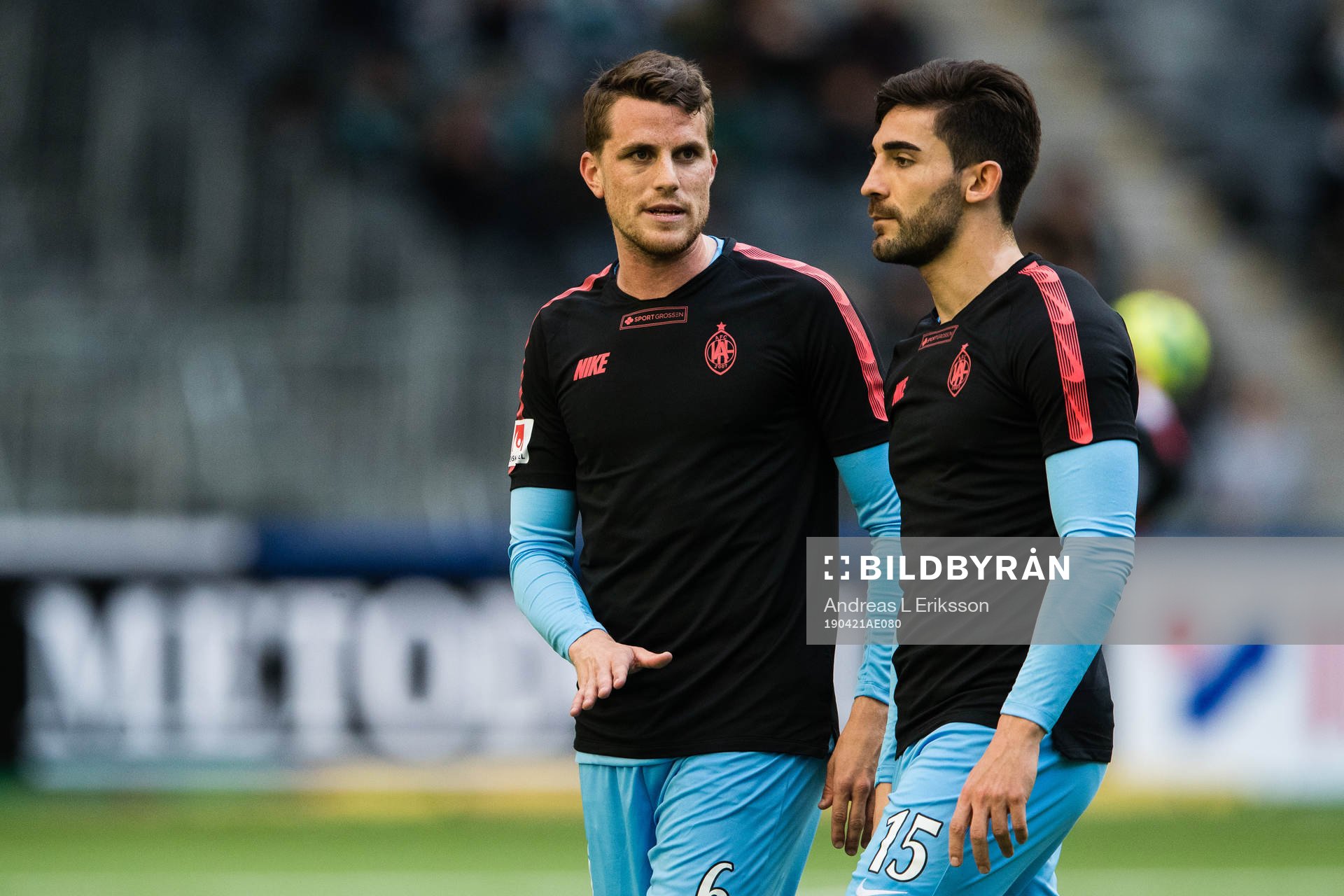 AFC Eskilstunas Jesper Björkman och Jose Leon