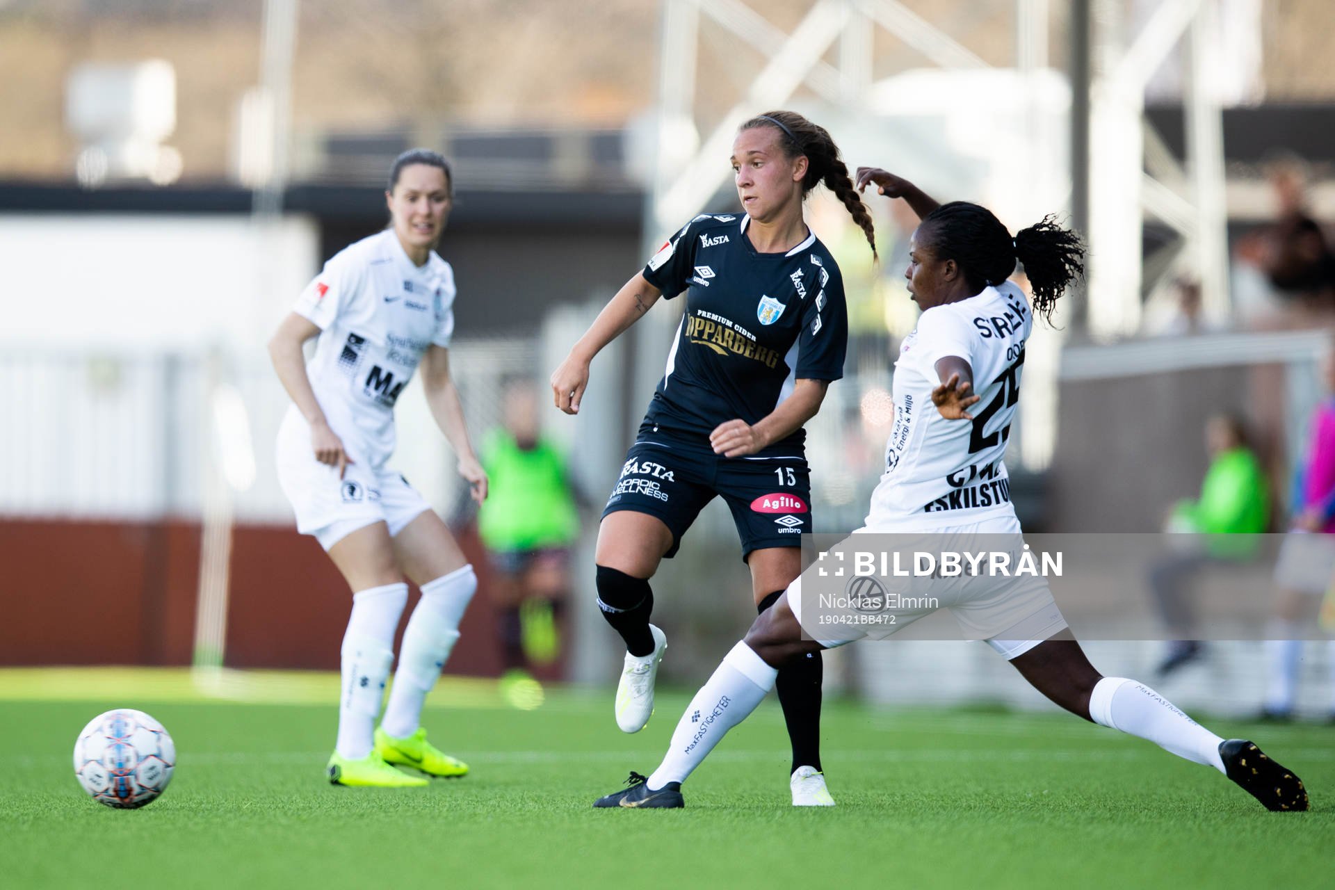 Göteborgs Julia Zigiotti Olme mot Eskilstunas Sonja Okobi
