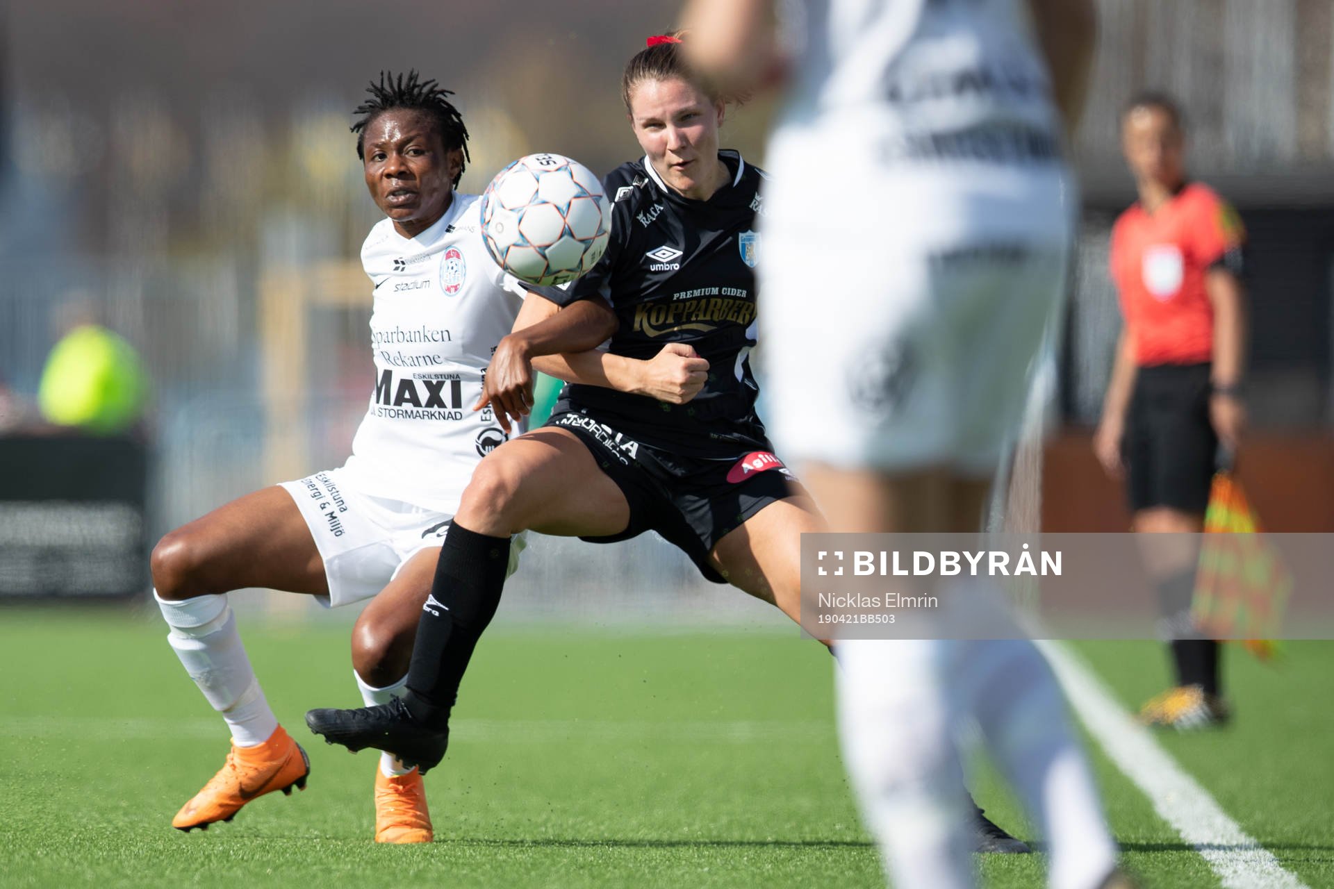 Eskilstunas Halimatu Ayinde mot Göteborgs Natalia Kuikka