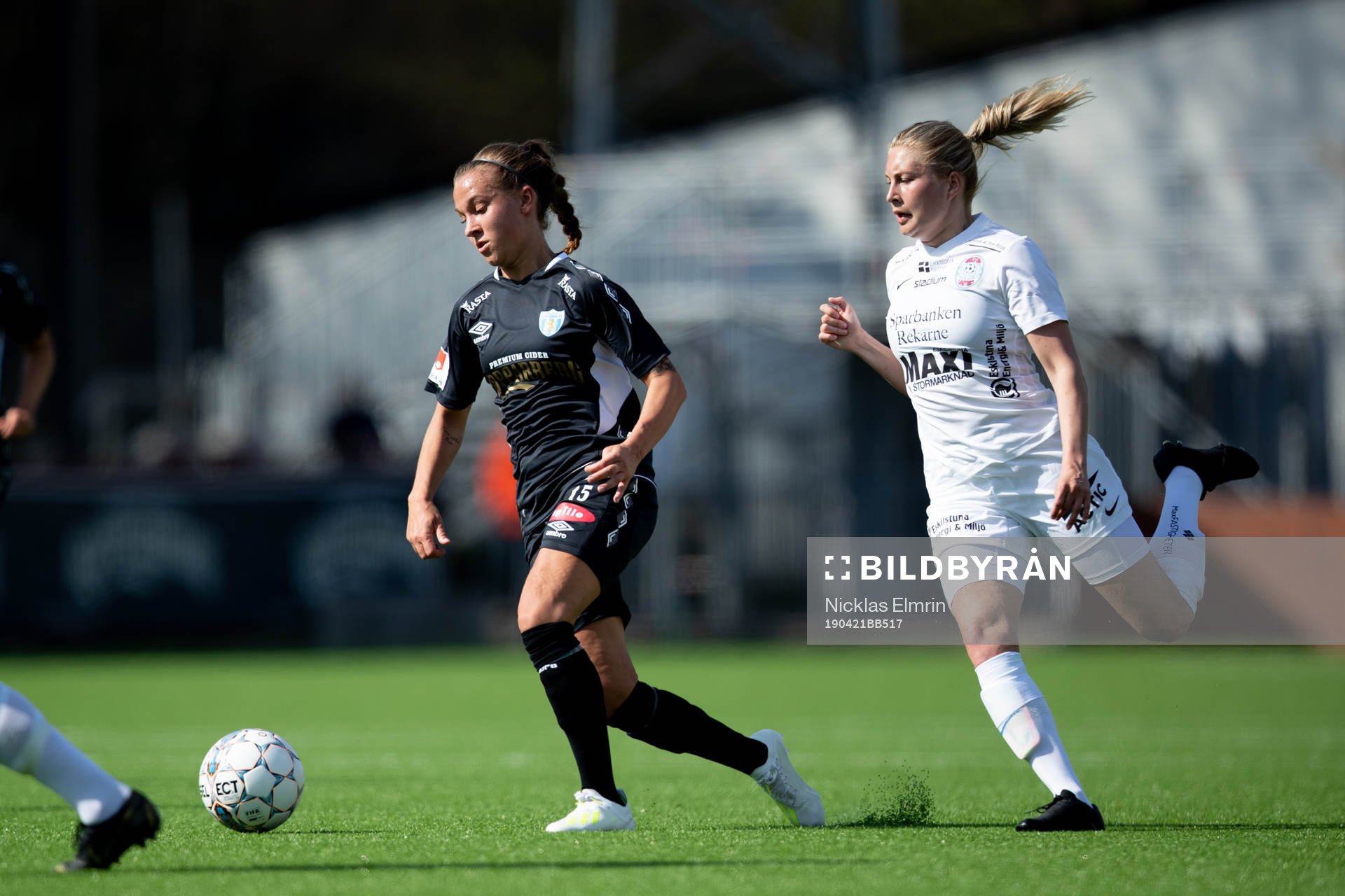 Göteborgs Julia Zigiotti Olme mot Eskilstunas Matilda Plan