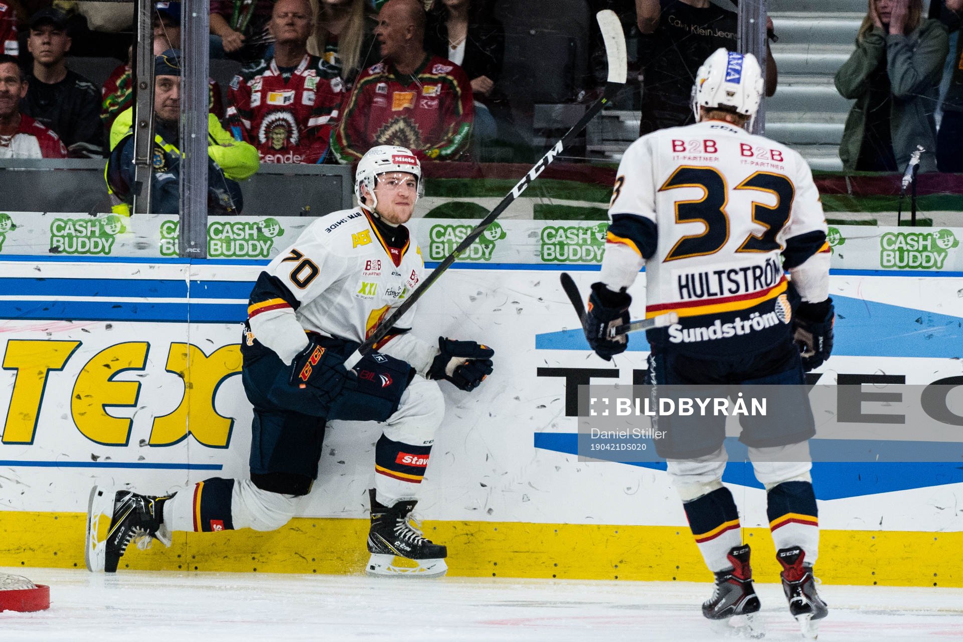 Djurgårdens Marcus Davidsson  jublar