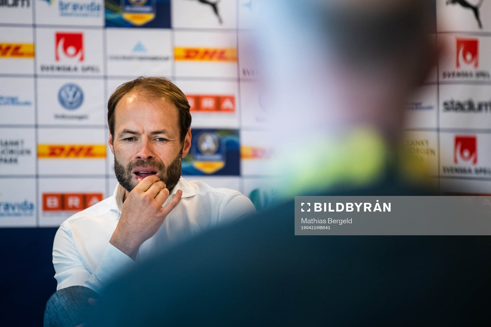 Häckens tränare Andreas Alm deppar