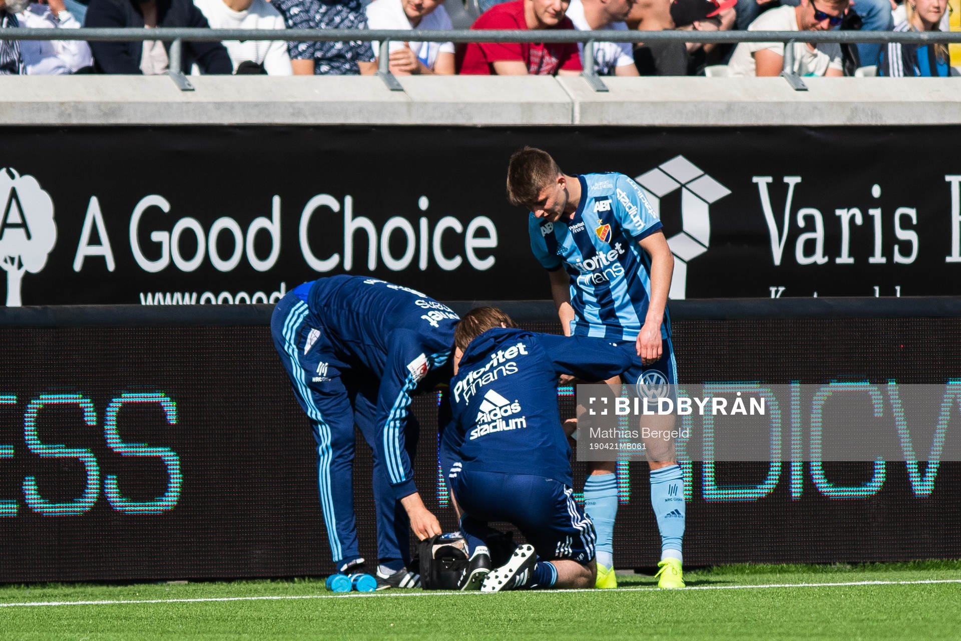 Djurgårdens Johan Andersson får vård