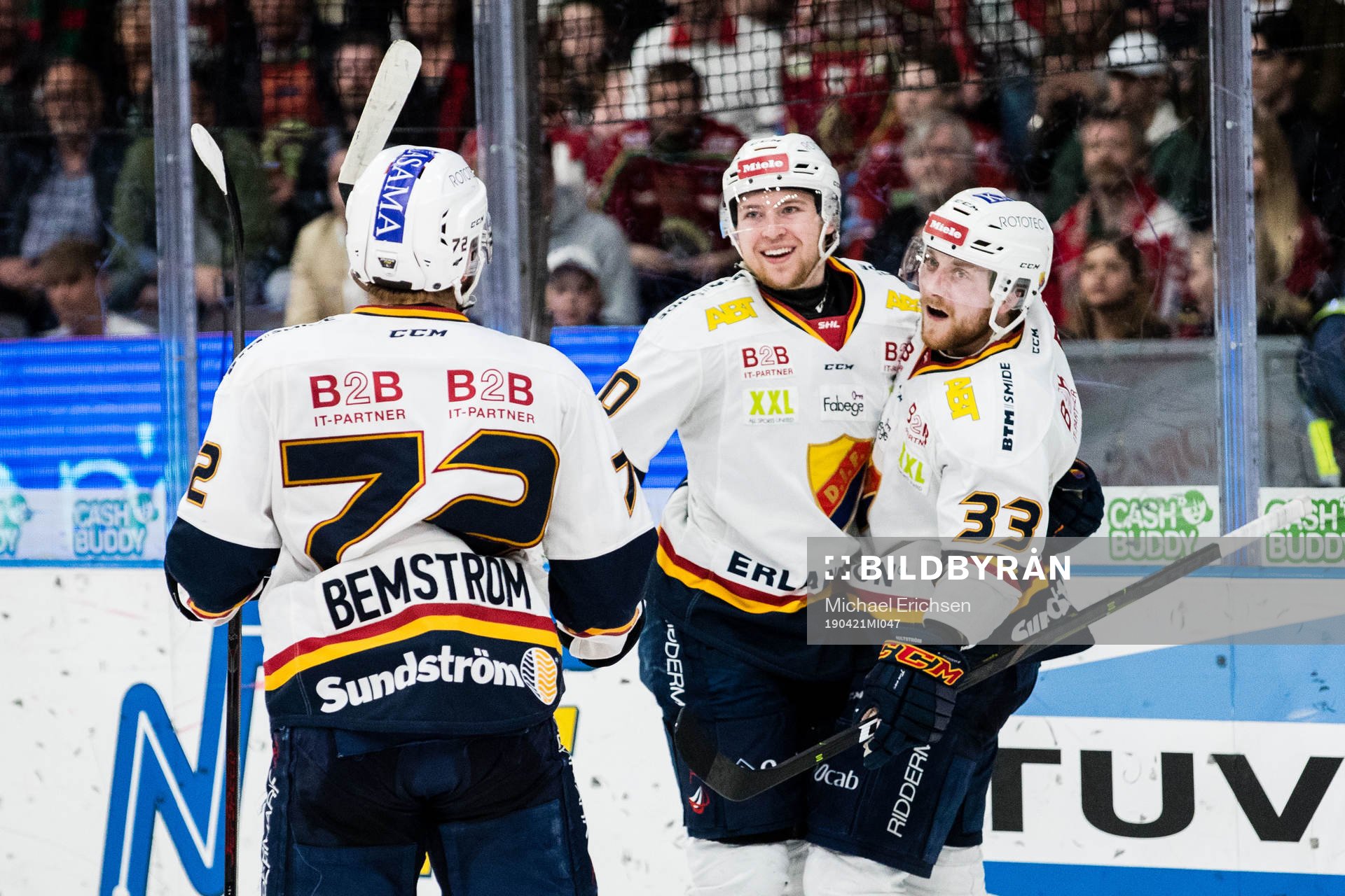 Djurgårdens Marcus Davidsson jublar