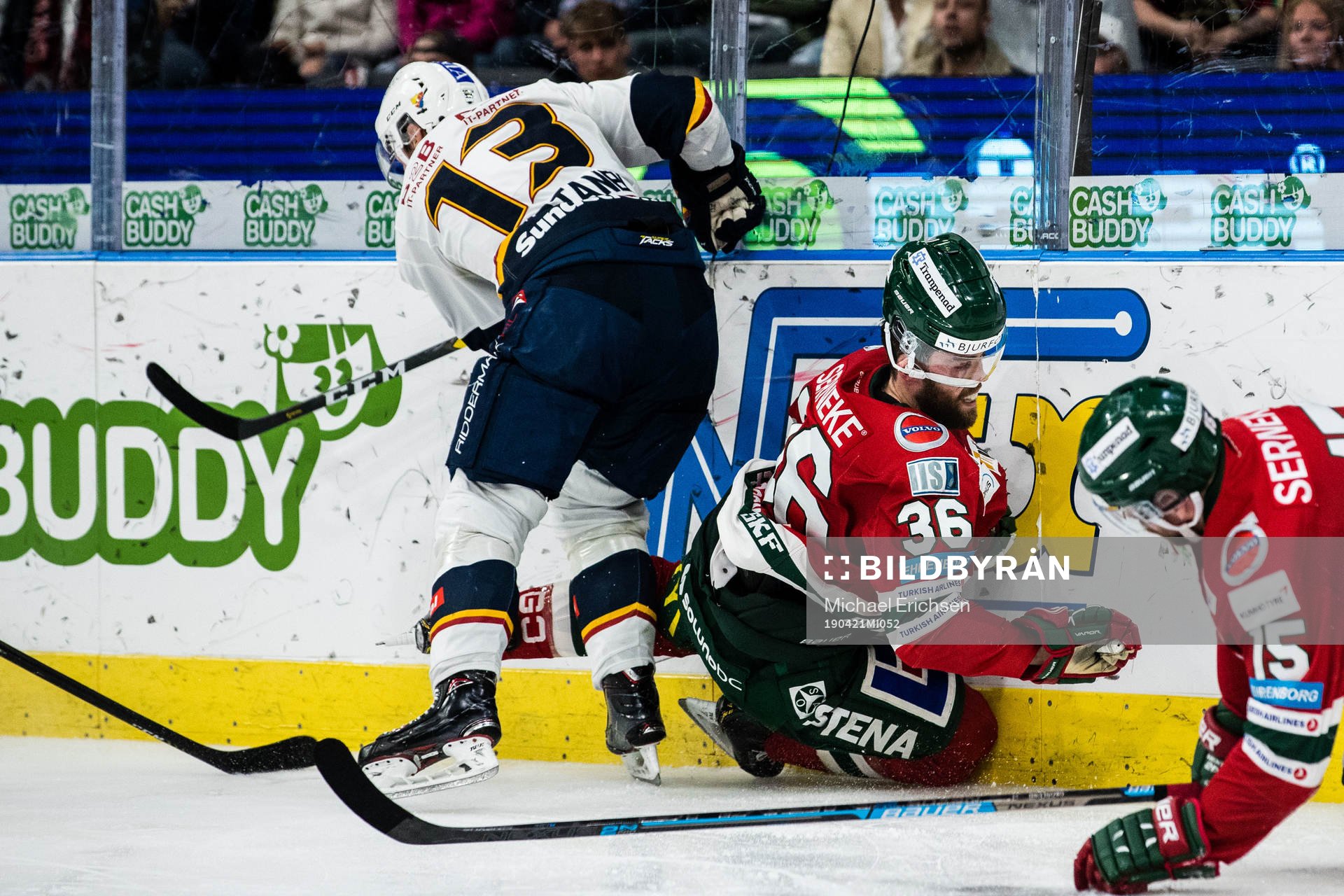 Djurgårdens Petteri Wirtanen och Frölundas Brandon