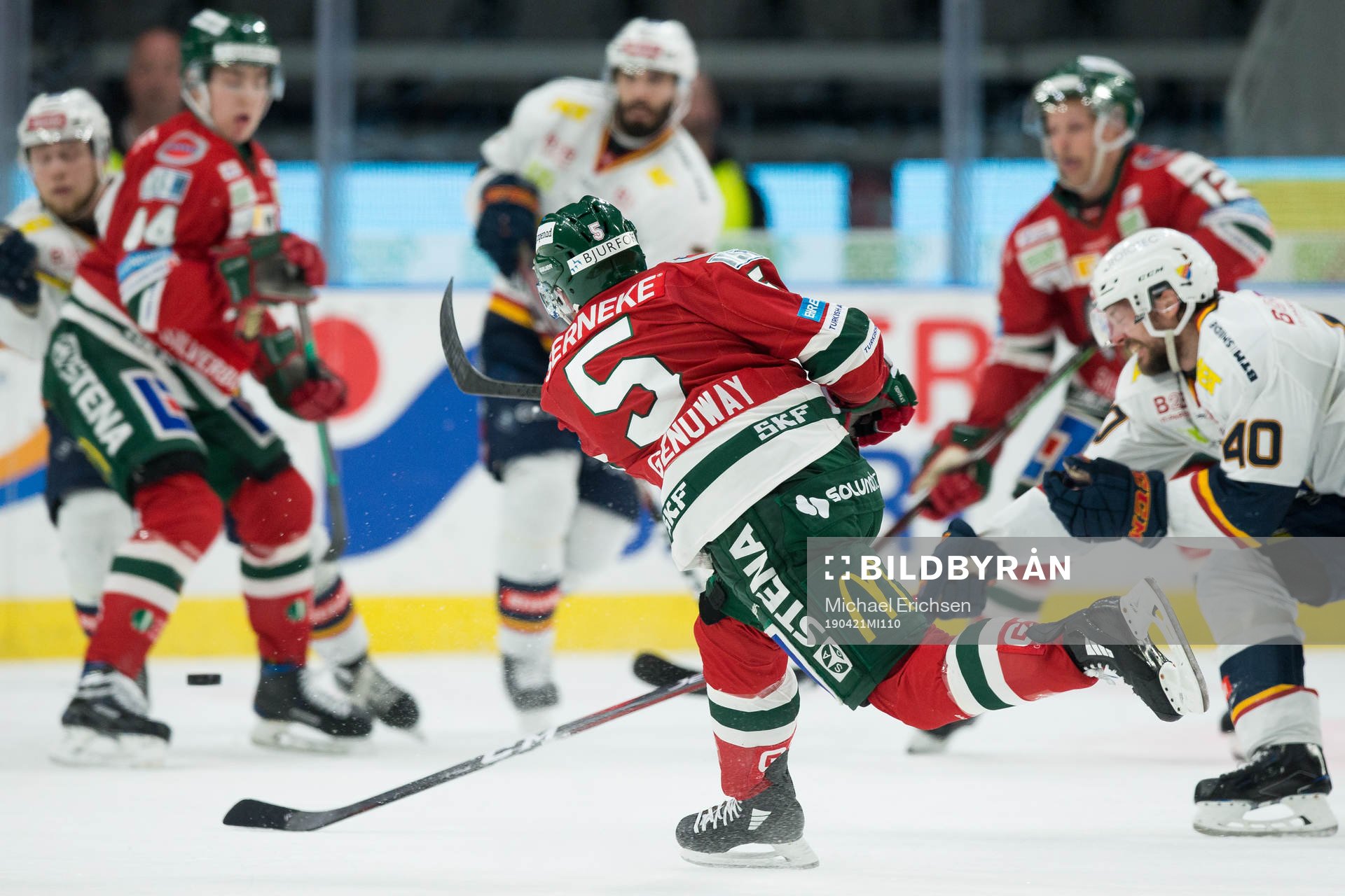 Frölundas Chay Genoway skjuter 3-2