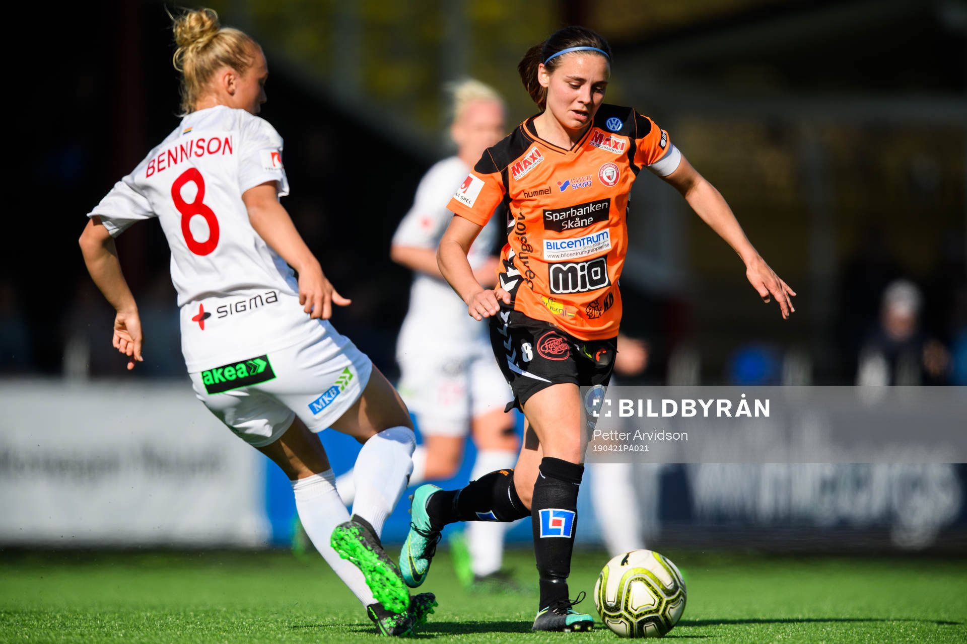 Rosengårds Hanna Bennison och Kristianstads Alice Nilsson