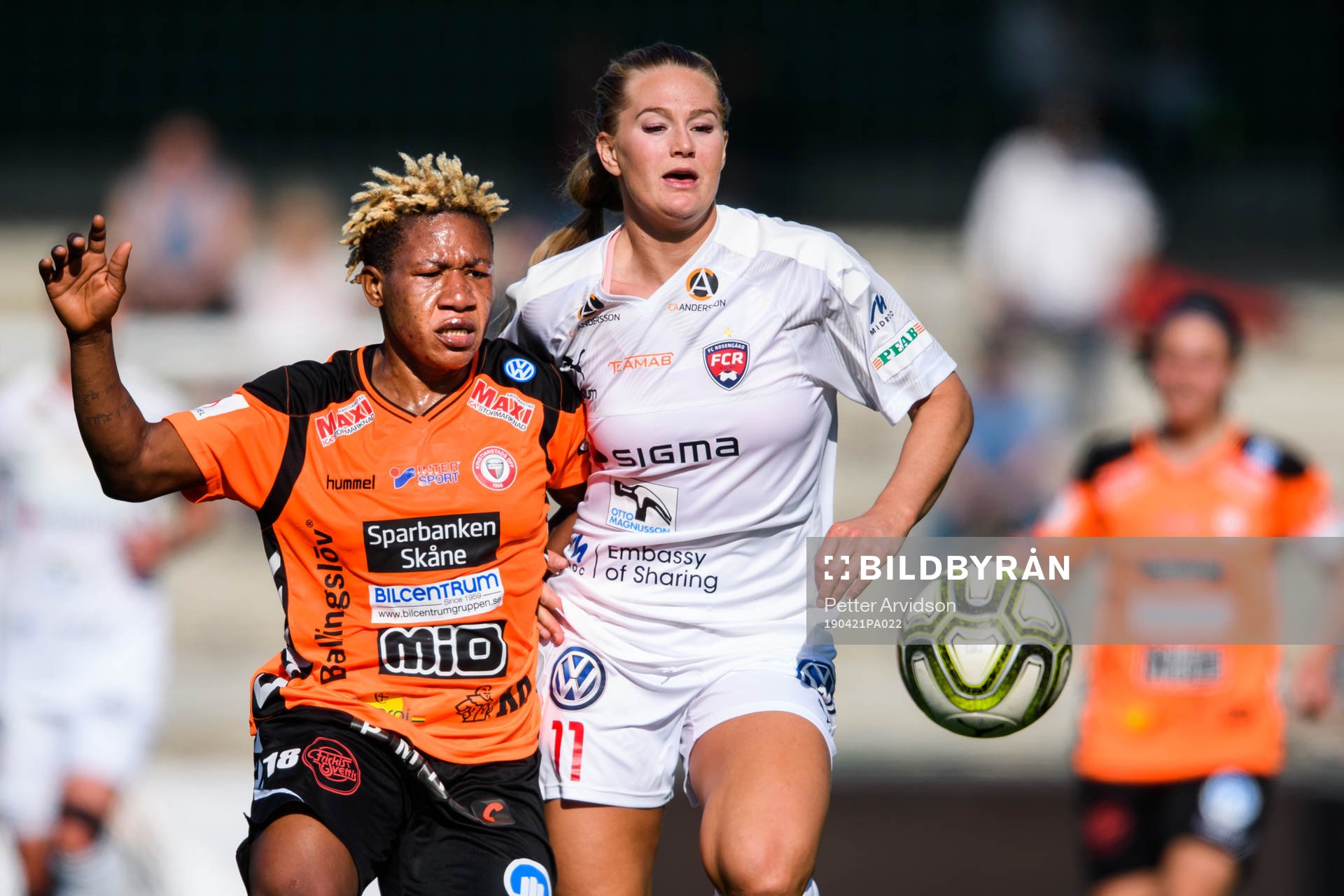 Kristianstads Rita Chikwelu och Rosengårds Lisa-Marie