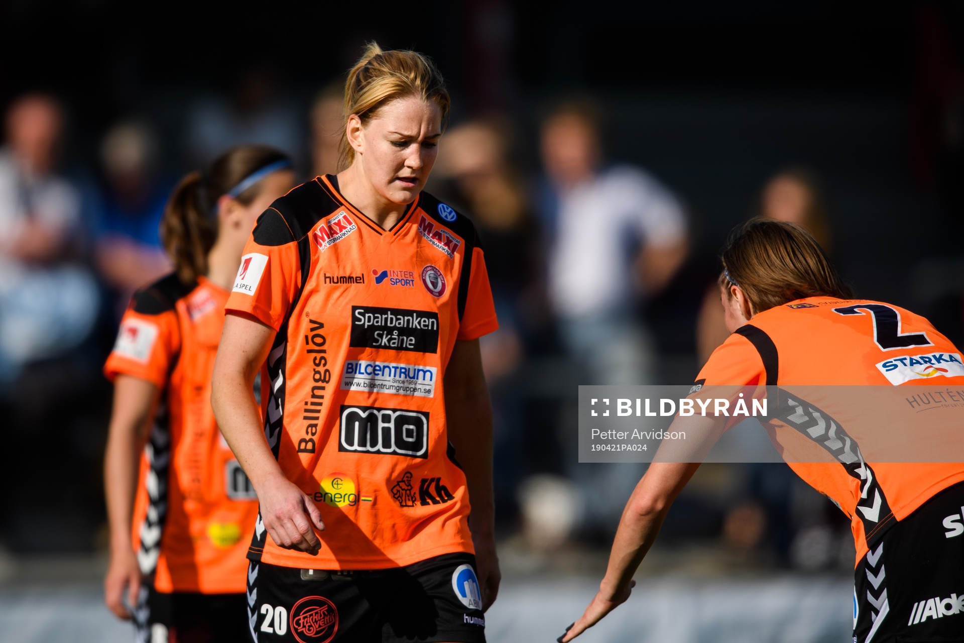 Kristianstads Mia Carlsson deppar