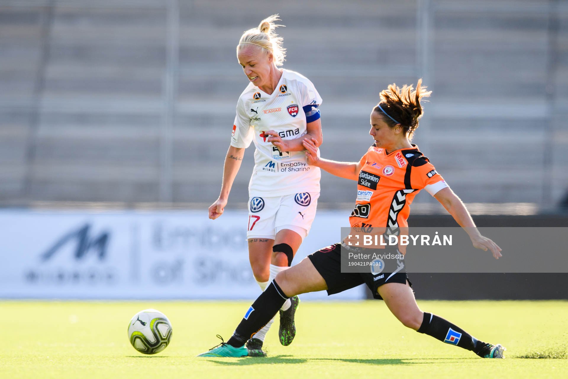 Rosengårds Caroline Seger och Kristianstads Alice Nilsson