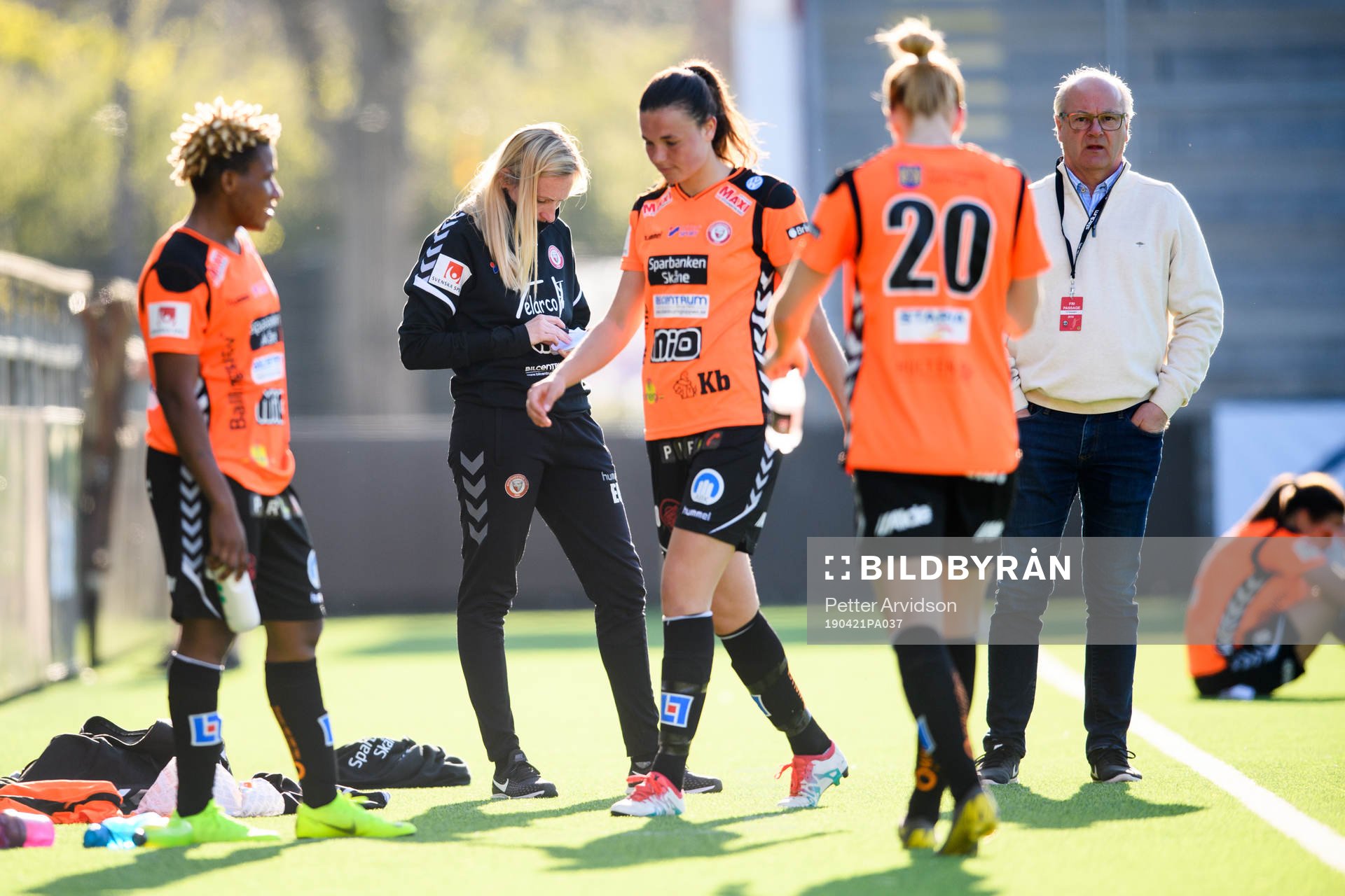 Kristianstads Rita Chikwelu, tränare Elisabet