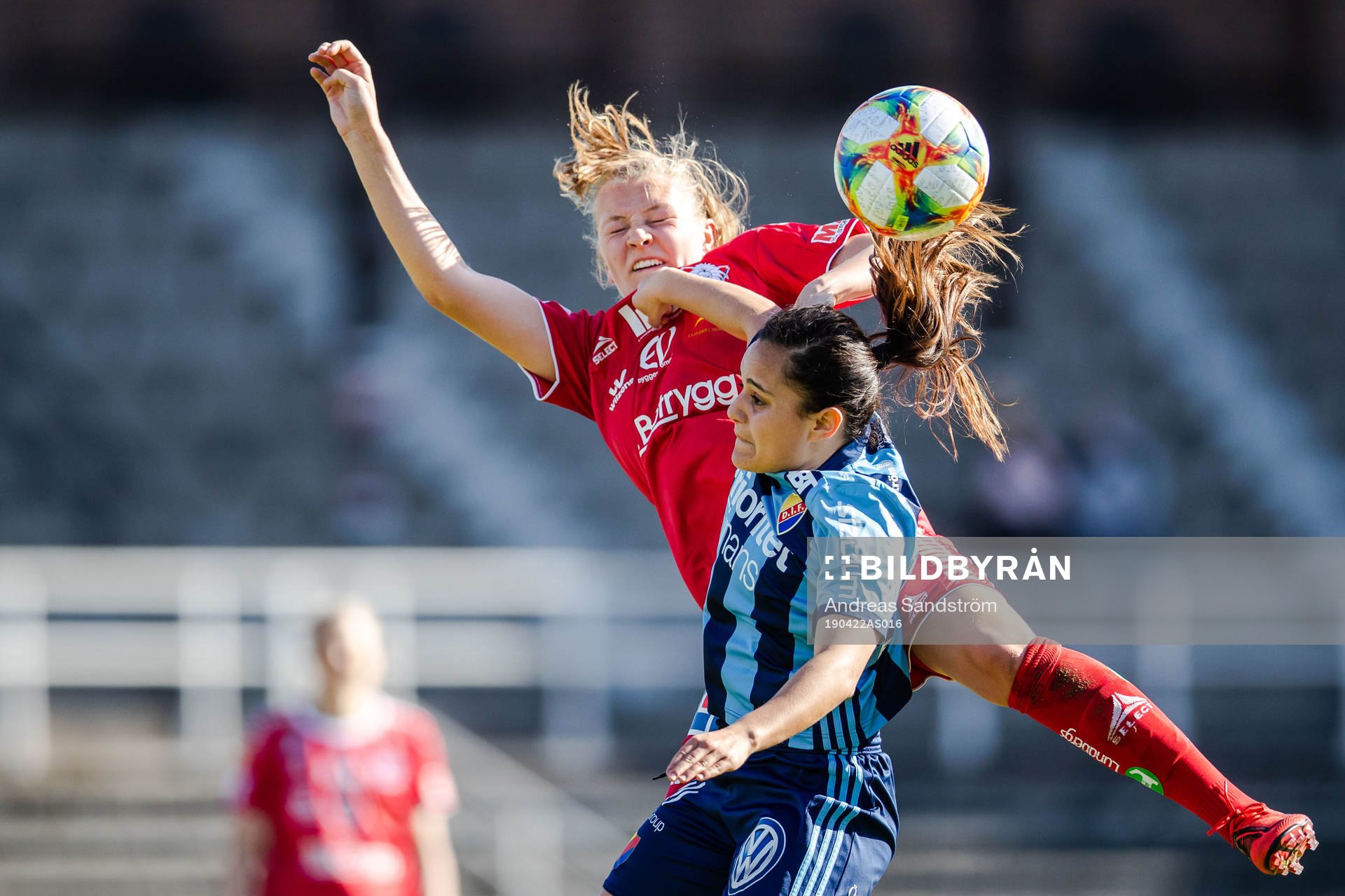 Linköpings Frida Leonhardsen Maanum och Djurgårdens Malin
