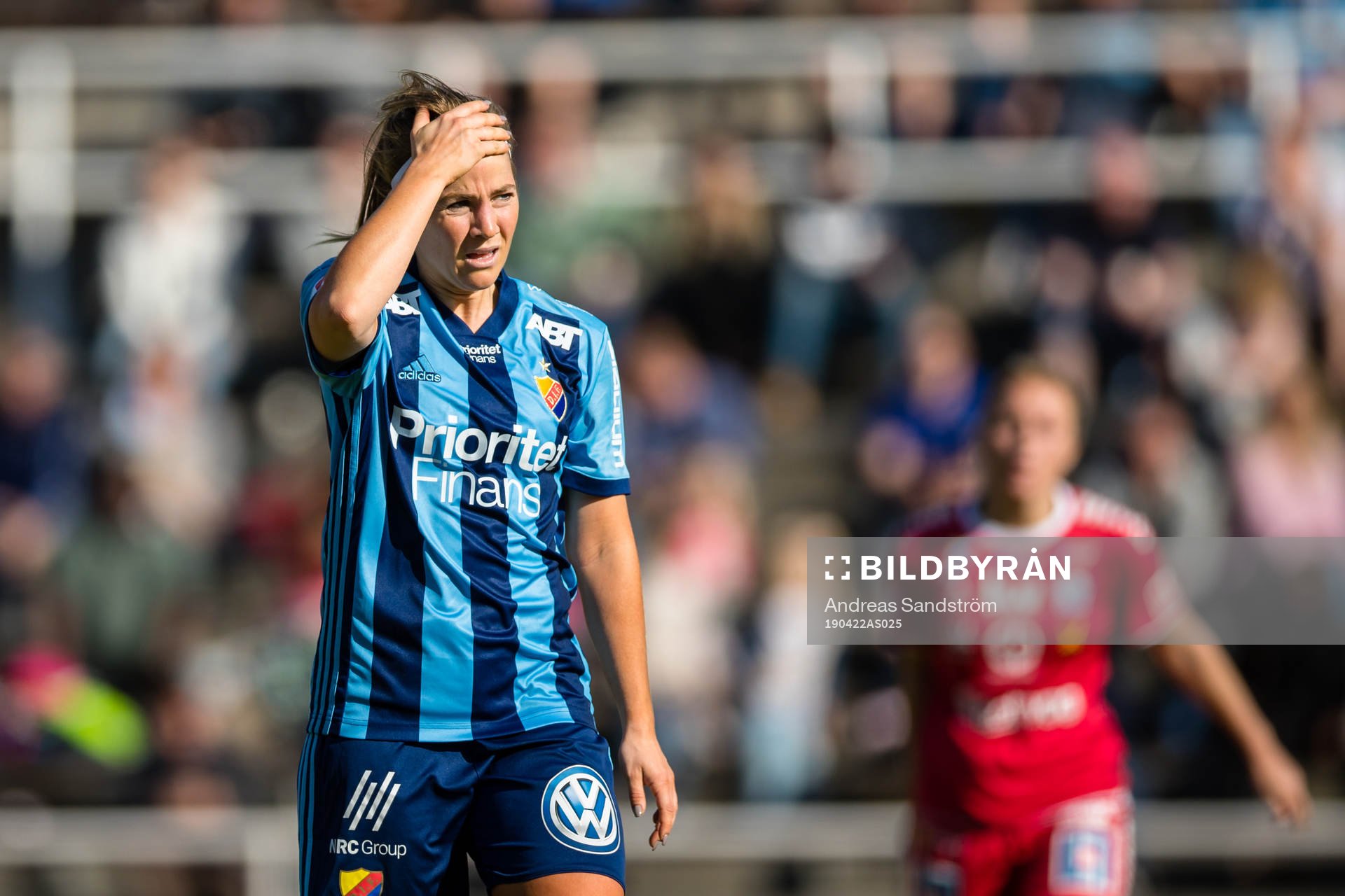 Djurgårdens Irma Helin deppar