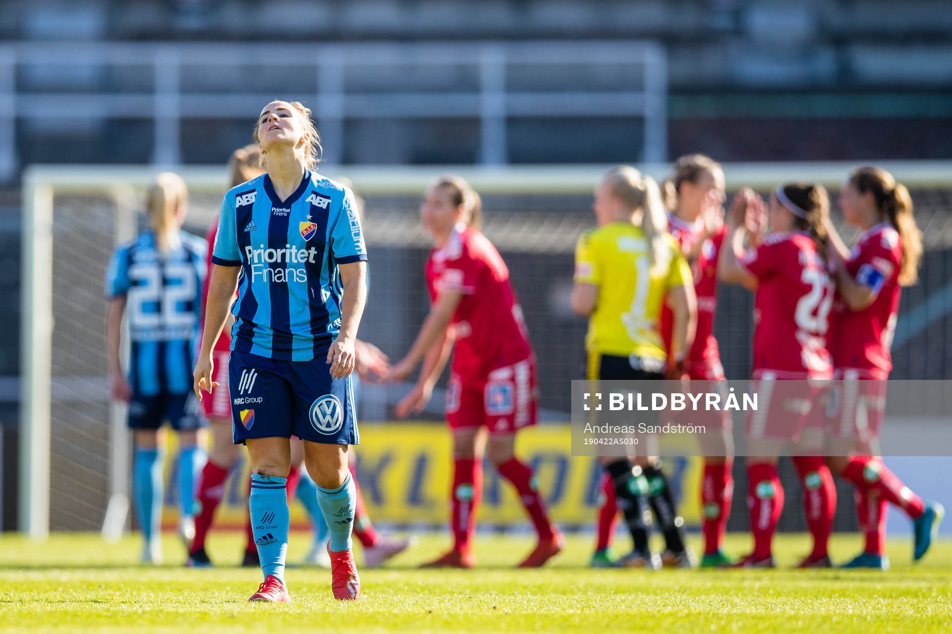 Djurgårdens Irma Helin deppar