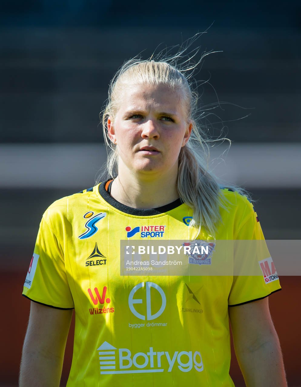 Linköpings målvakt Emma Holmgren