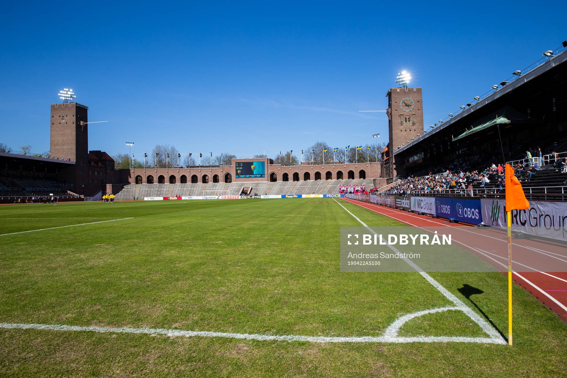Generell vy över Stockholms stadion