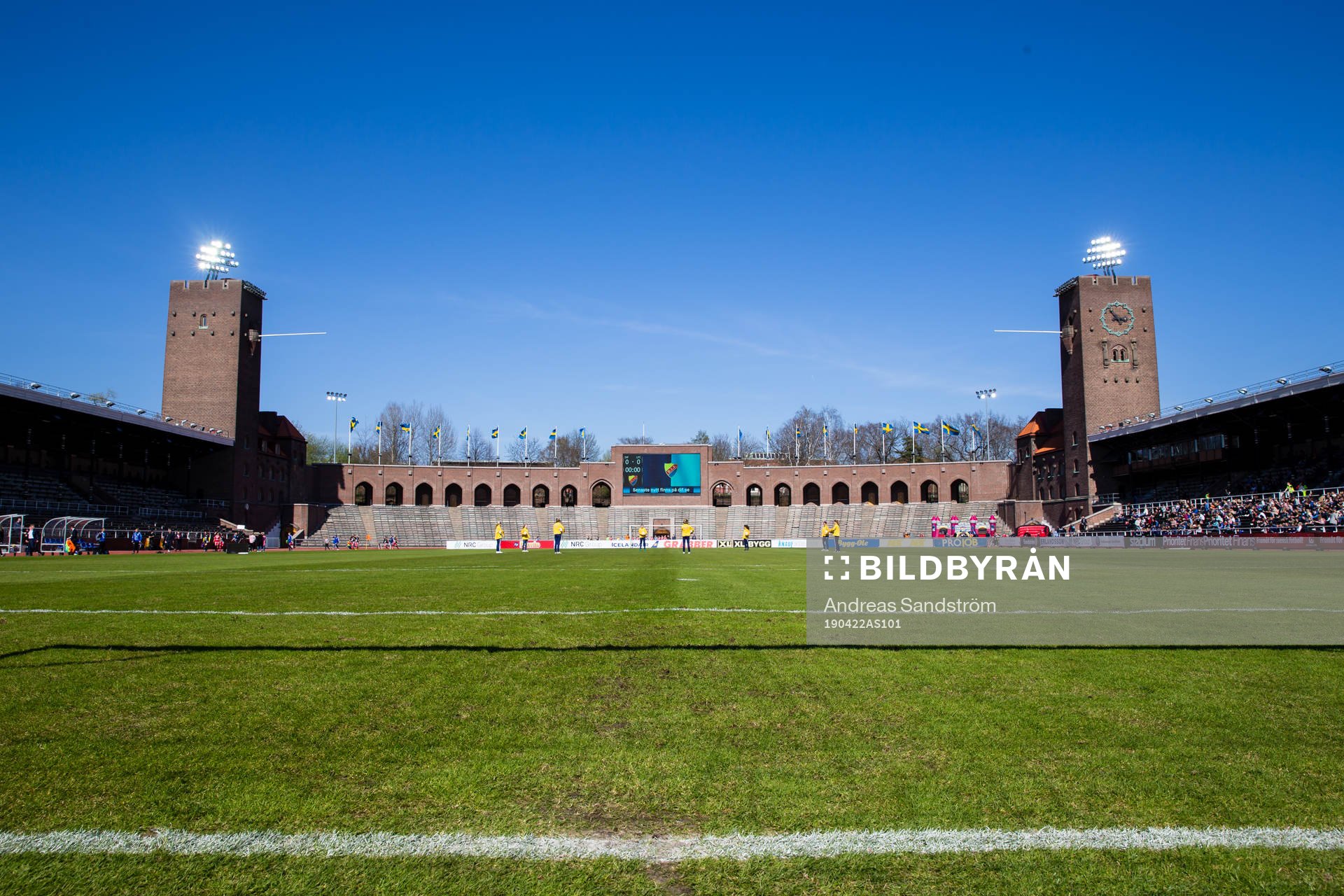 Generell vy över Stockholms stadion