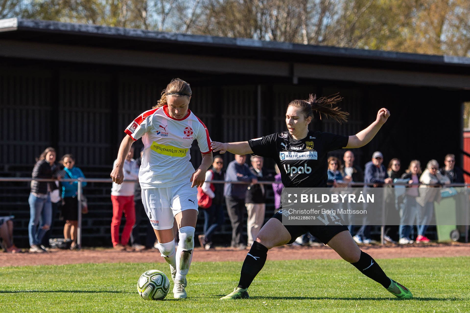 Borgebys Amanda Altheden och Umeås Fanny Hjelm Rönnlund