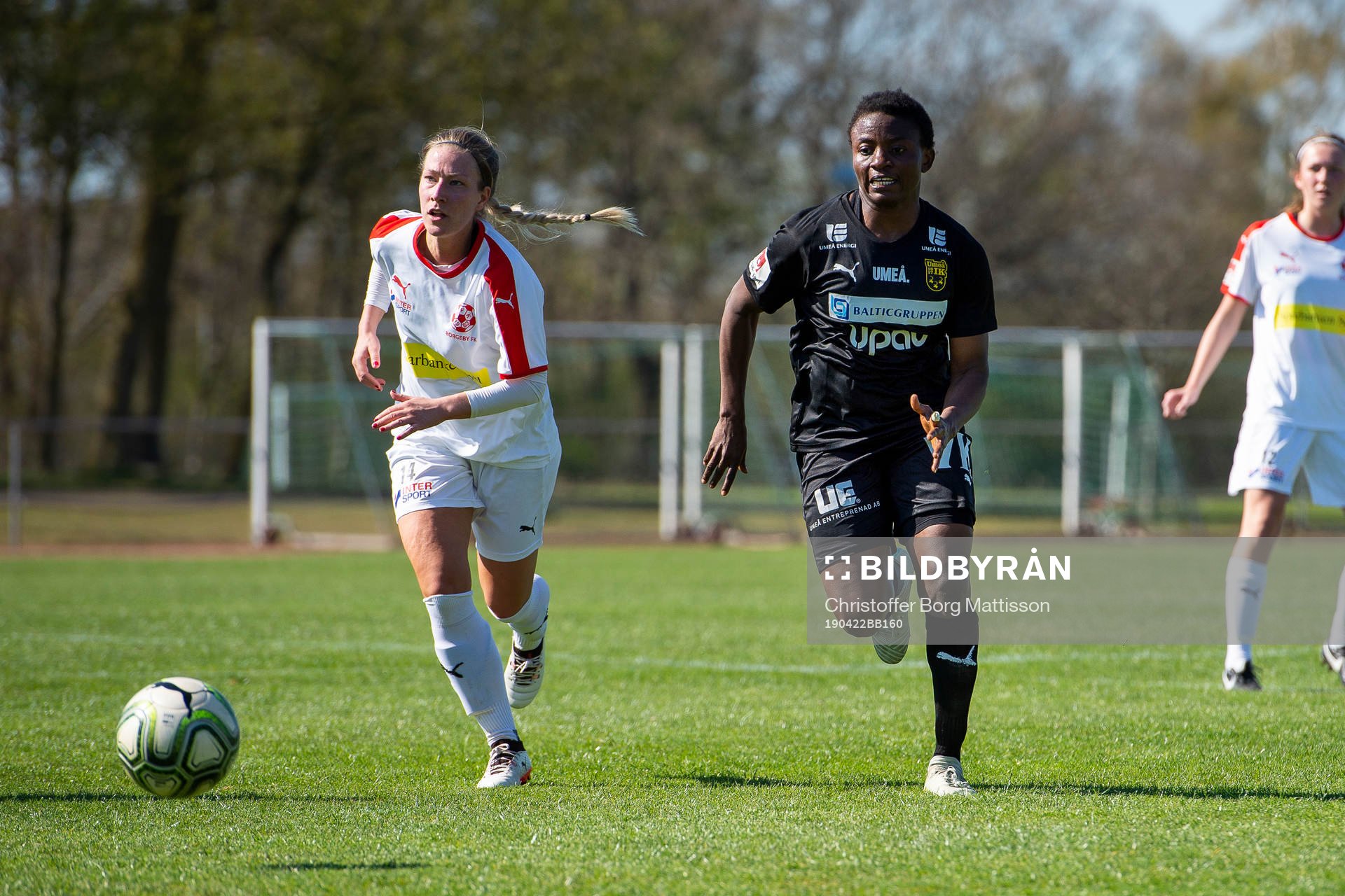 Umeås Orji Ebere och Borgebys Emilia Jönsson