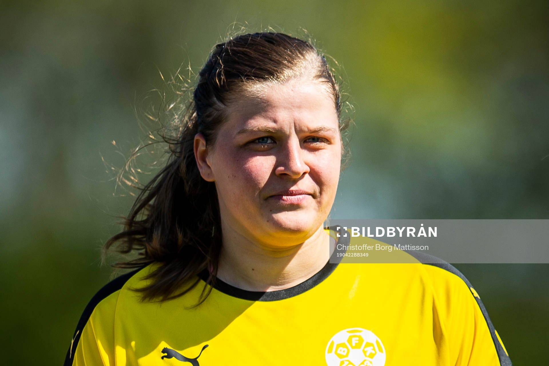Borgebys målvakt Vera Ejlertsson