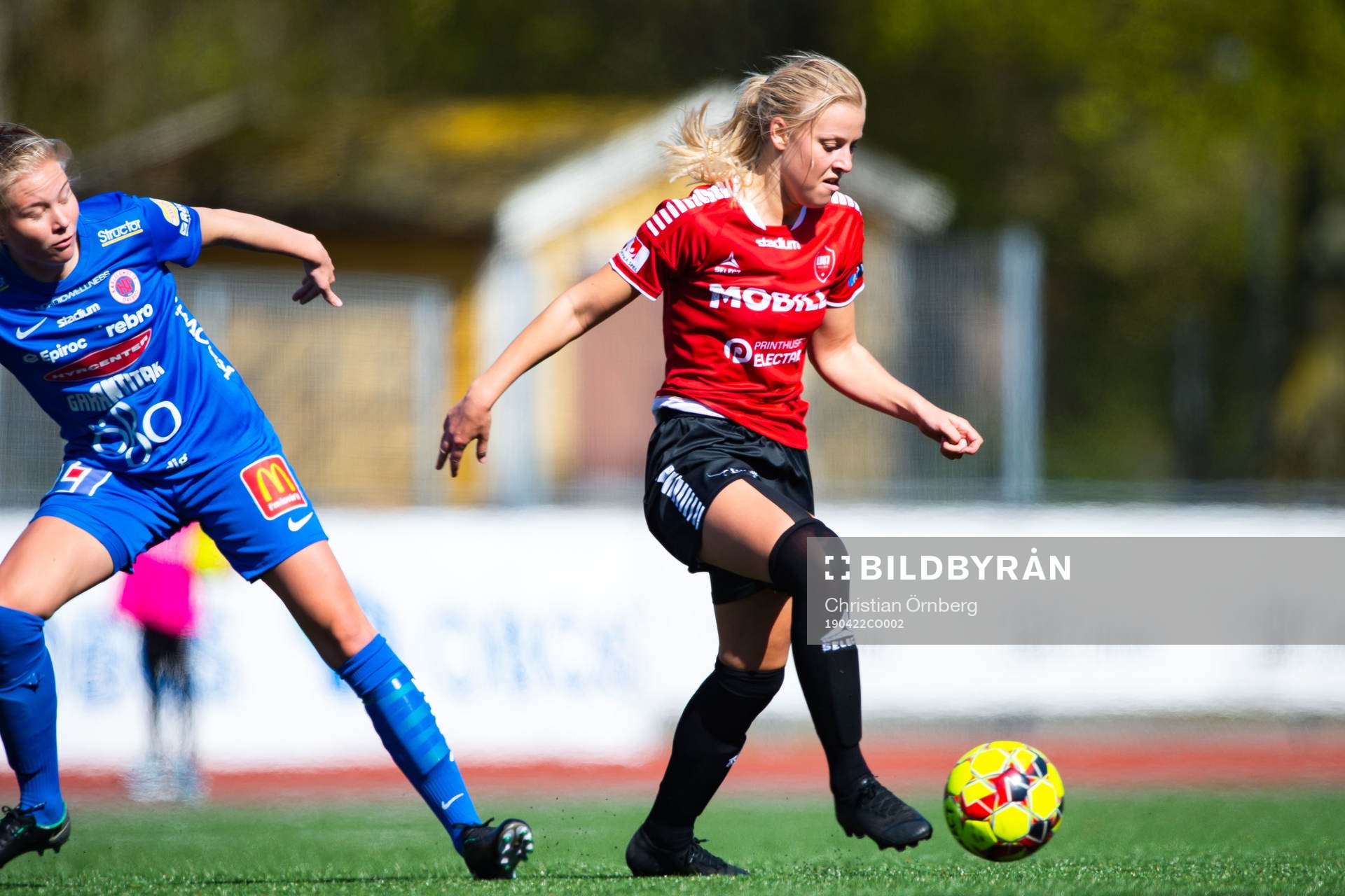 Örebros Elin Rombing och Limhamn Bunkeflos Sophie Sundqvist