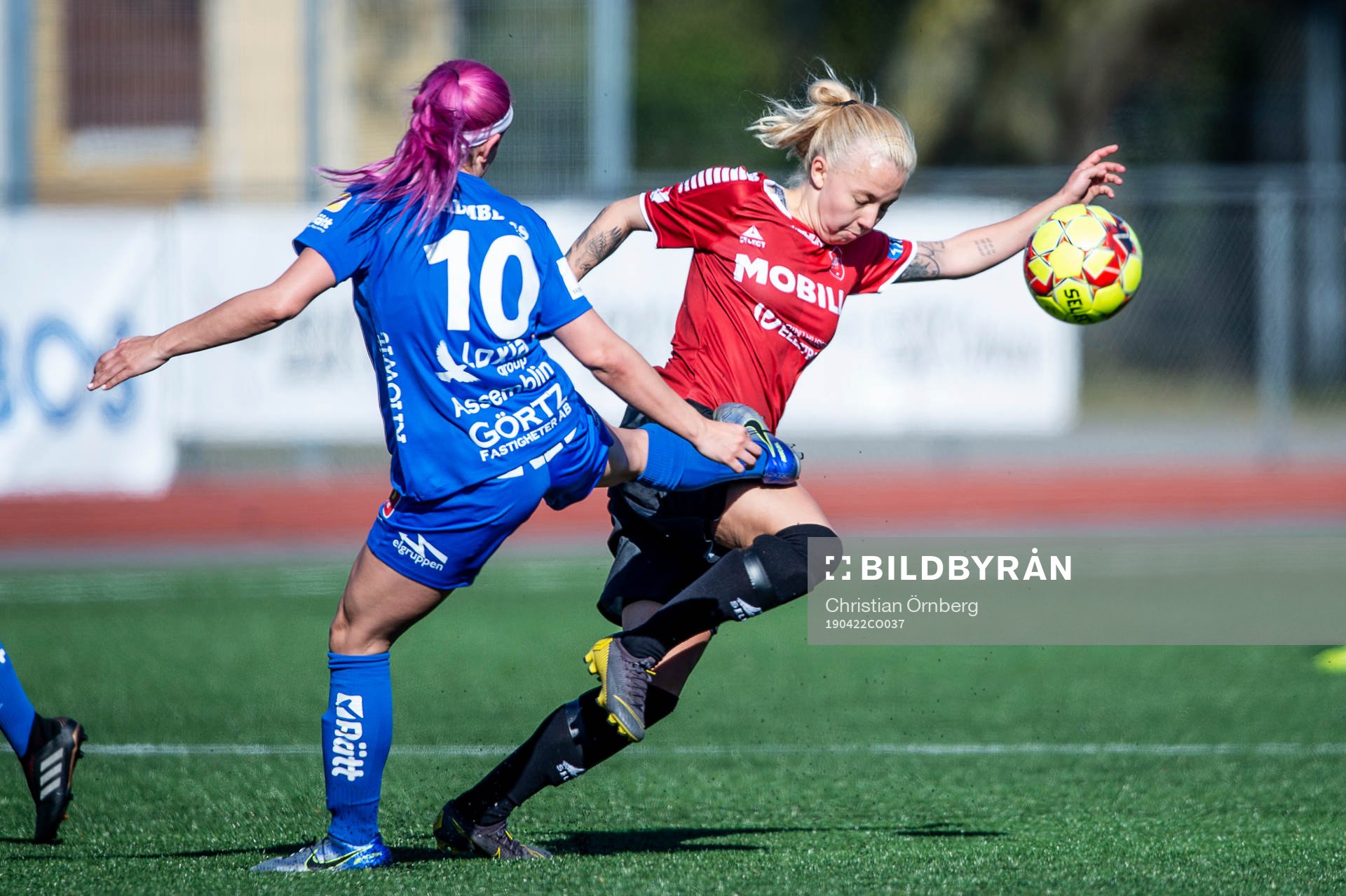Örebros Addison Steiner mot Limhamn Bunkeflos Natalie Hoff