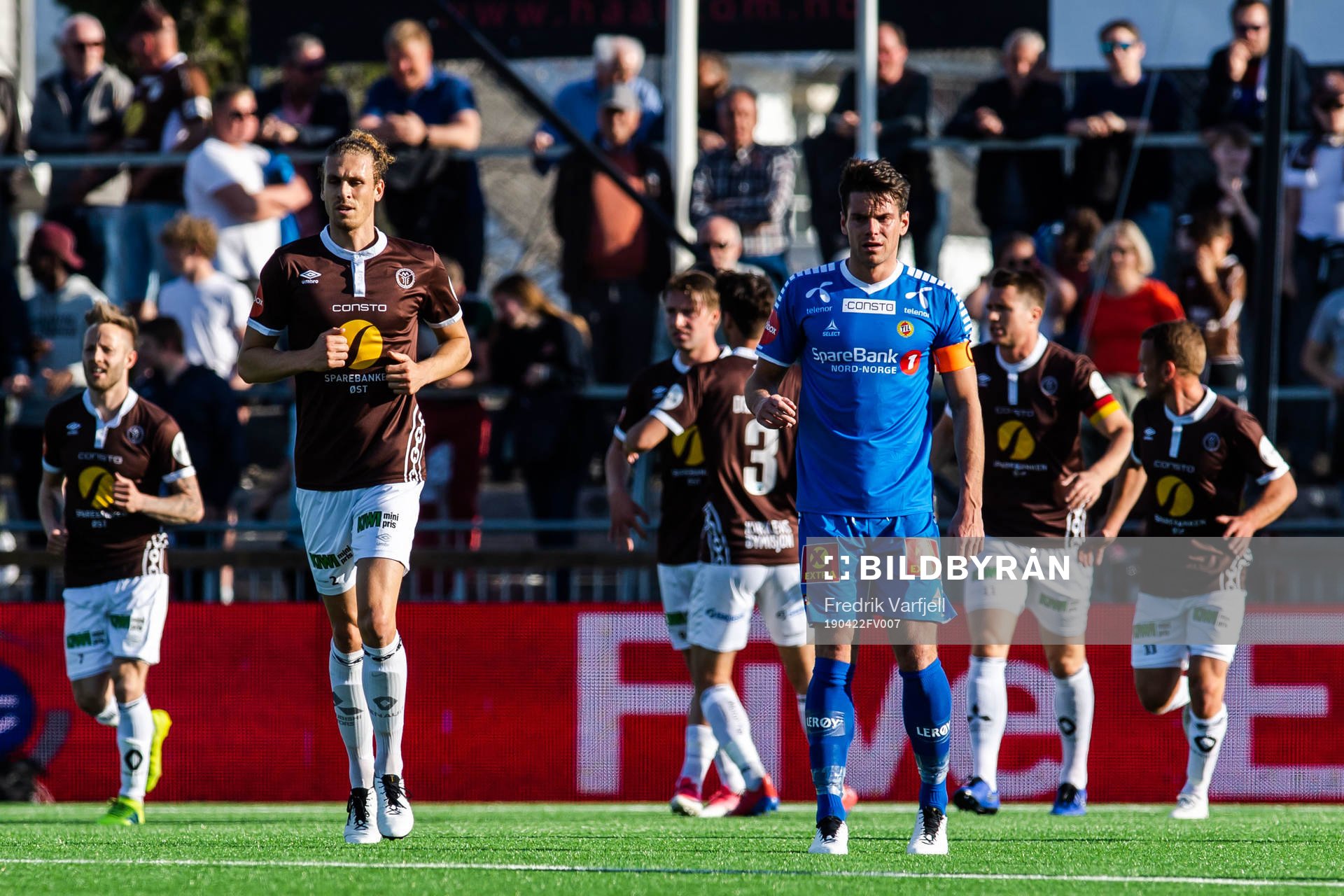 Simen Wangberg of Tromsø looks deject