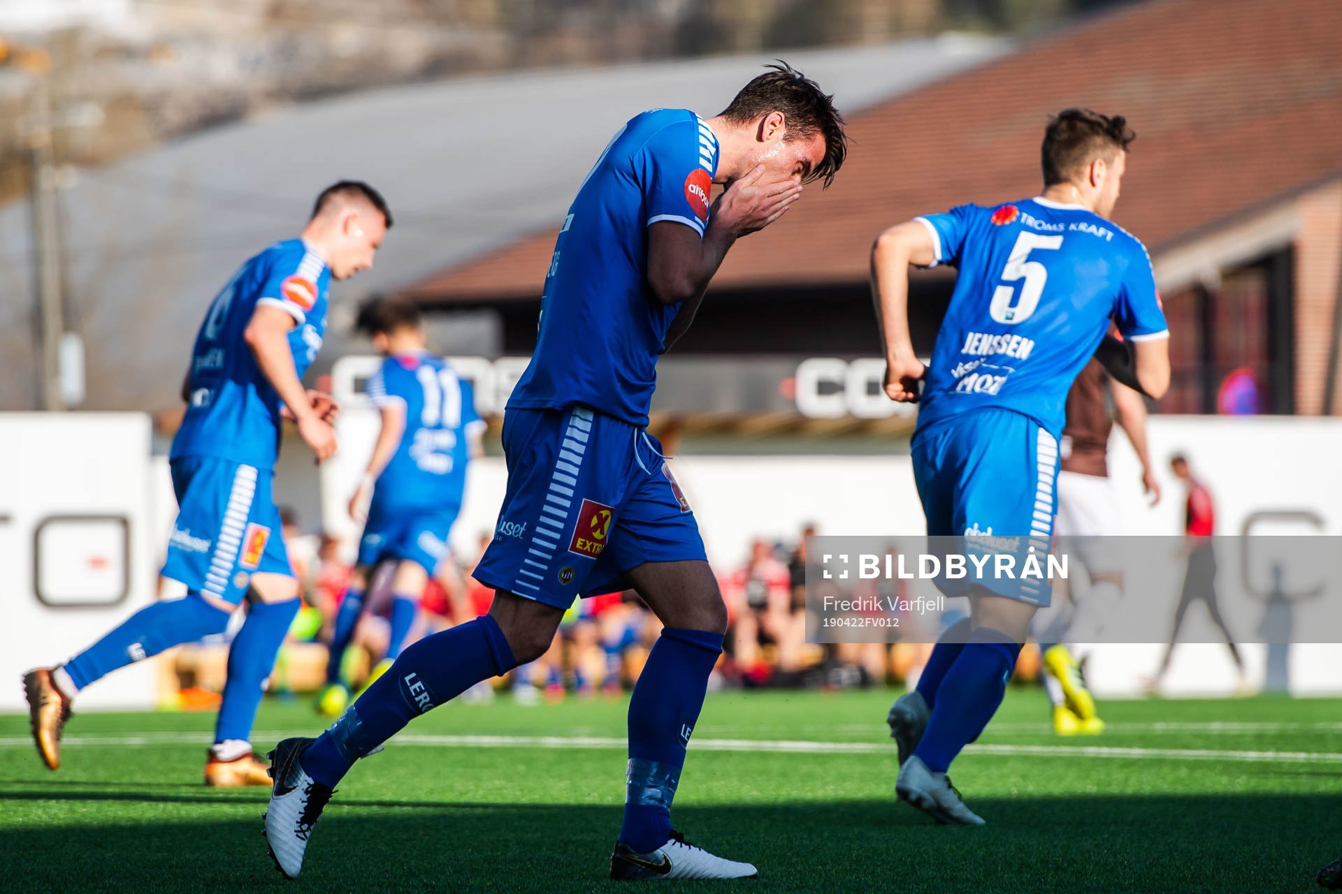 Simen Wangberg of Tromsø looks dejected