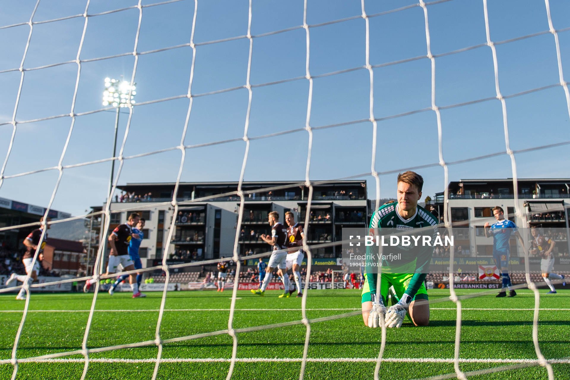 Goalkeeper Jakob Karlstrøm of Tromsø looks dejected