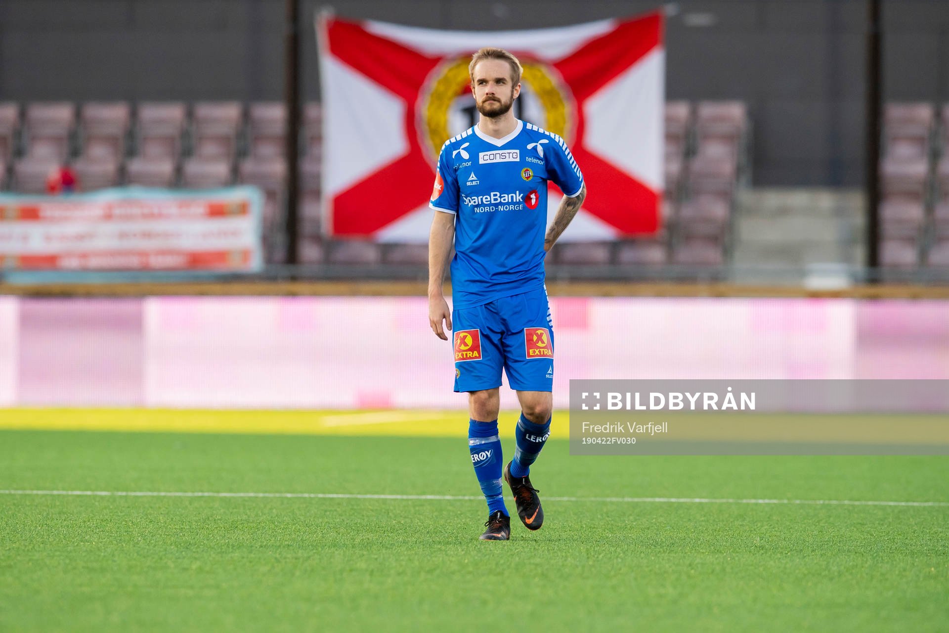 Daniel Berntsen of Tromsø looks dejected