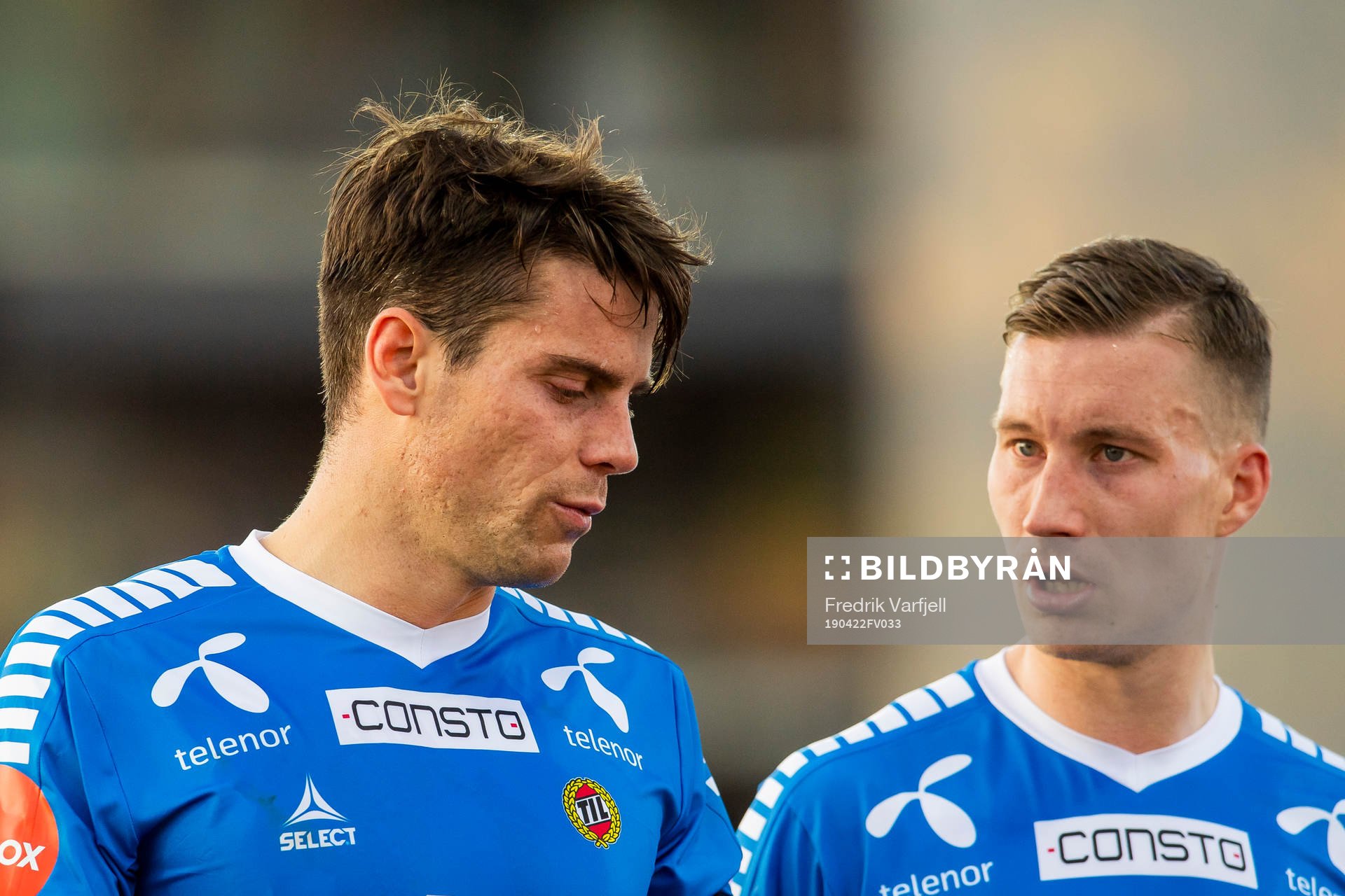 Simen Wangberg and Juhu Markus Pirinen of Tromsø look