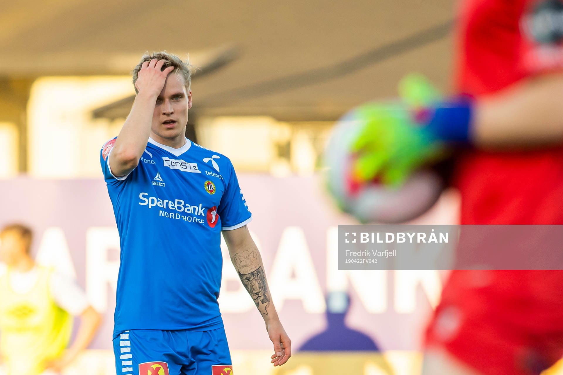 Mikael Nord Ingebrigtsen of Tromsø looks dejected