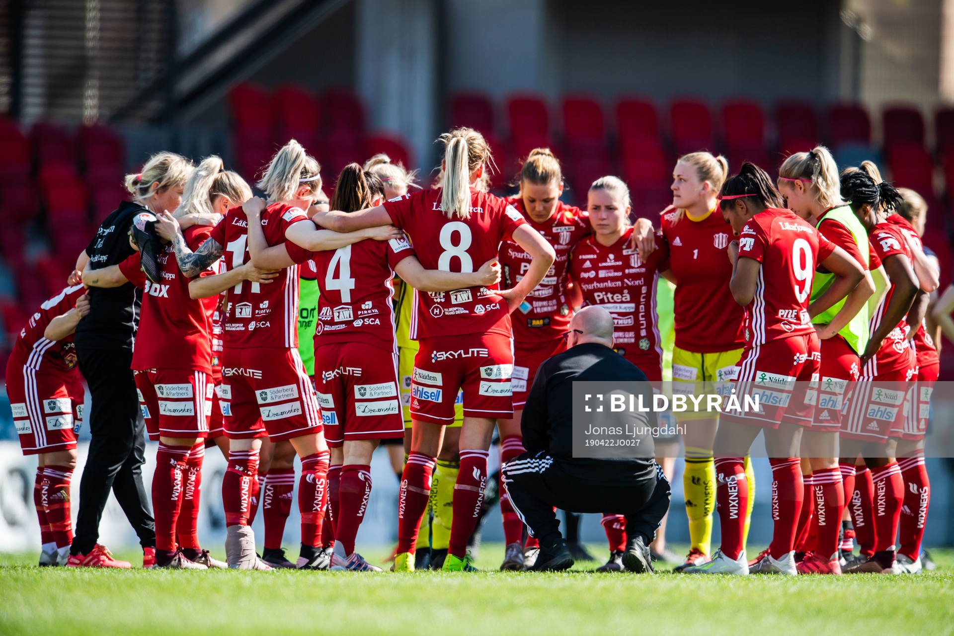 Piteås spelare samlas