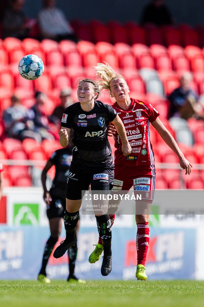 Växjös Frida Boriero och Piteås Julia Karlenäs
